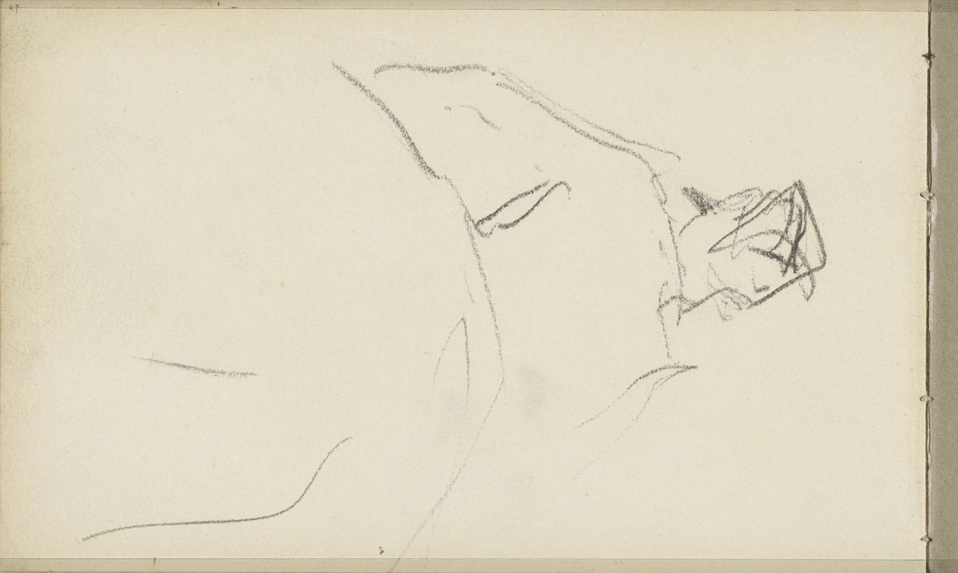 Soldaat, mogelijk een artillerist by George Hendrik Breitner