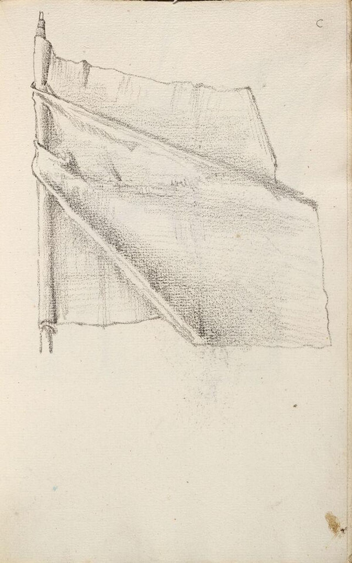 Banner; verso: Banner by Edward Burne-Jones