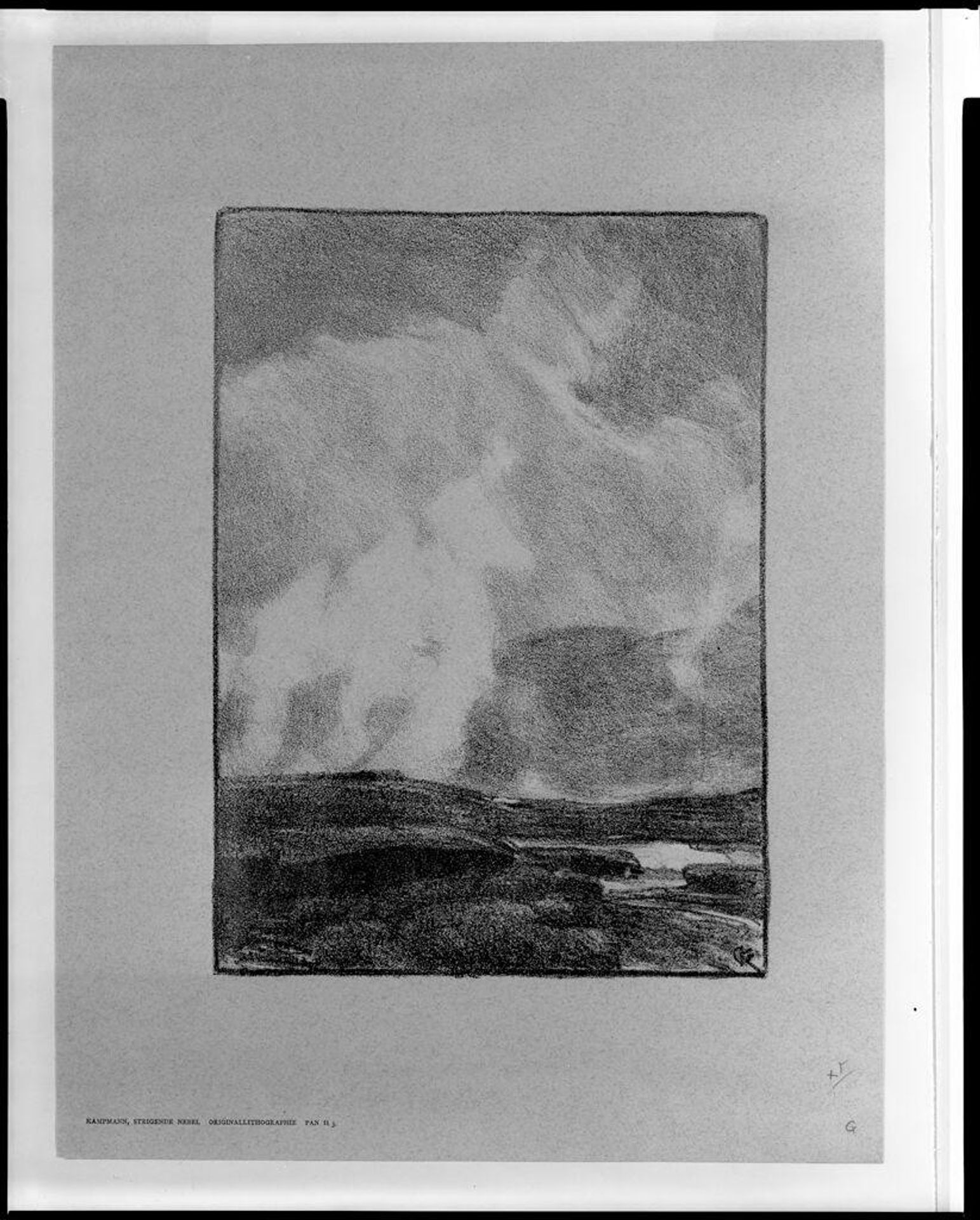 Rising Fog, from "Pan" II (3) by Gustav Kampmann
