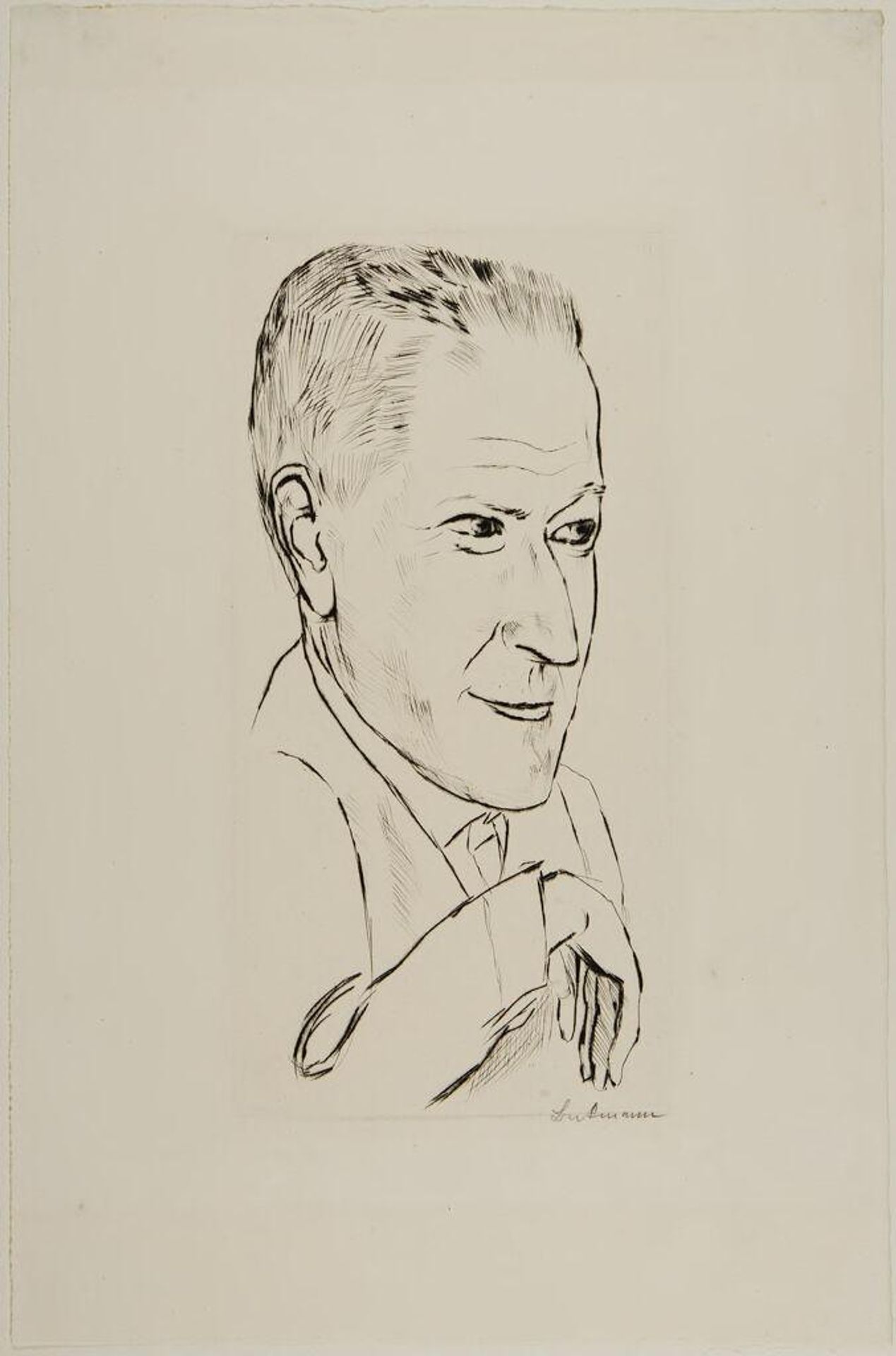 Reinhard Piper by Max Beckmann