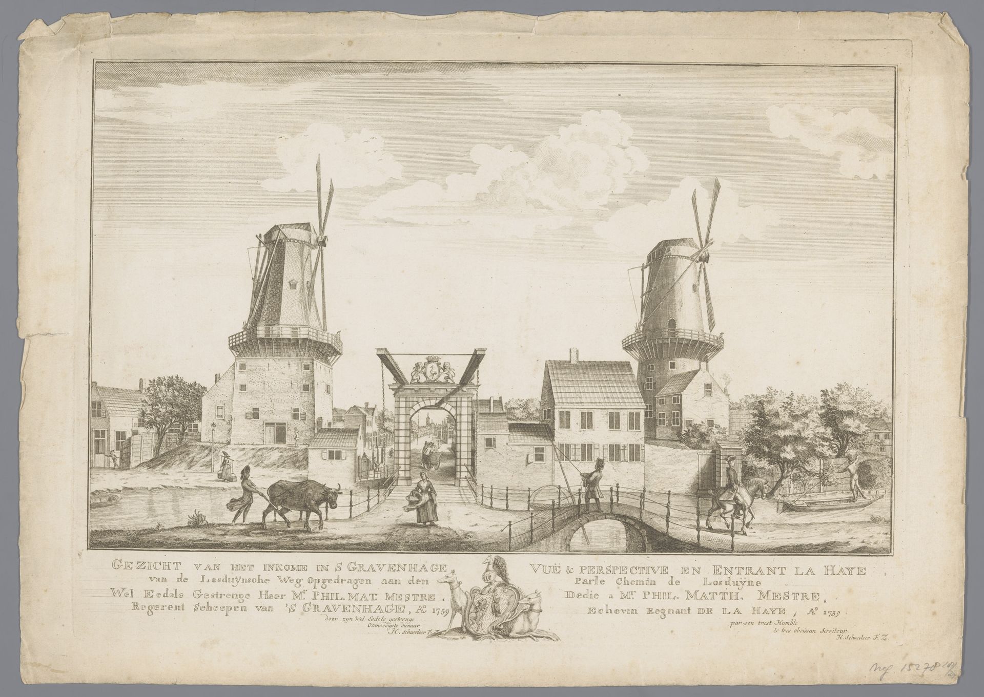 Gezicht op de entree van Den Haag, vanaf de Loosduinseweg by Iven Besoet