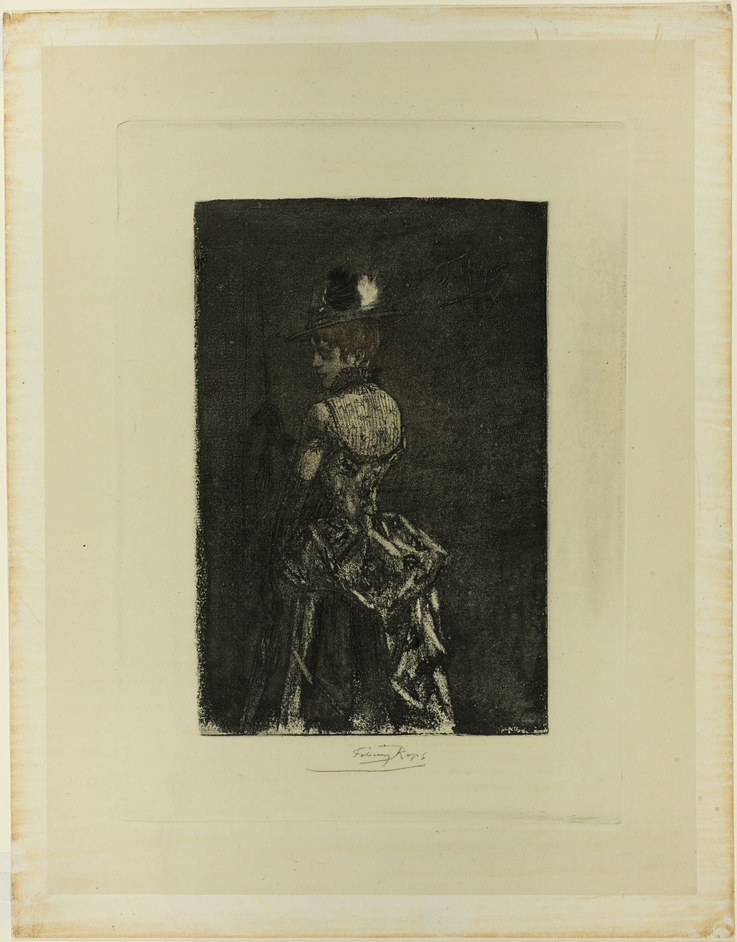 First Step by Felicien Rops