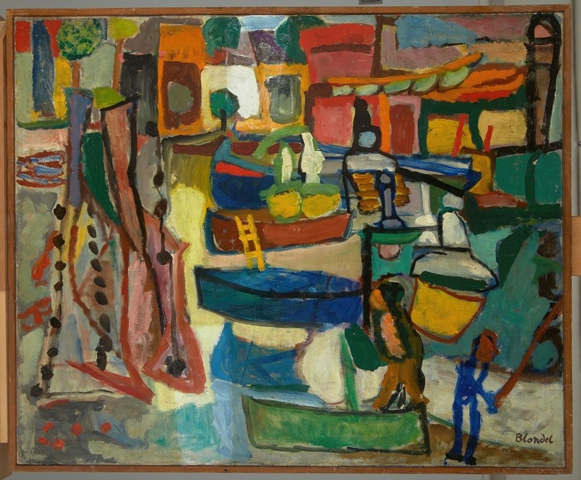 Boats at Collioure by Sasza Blonder