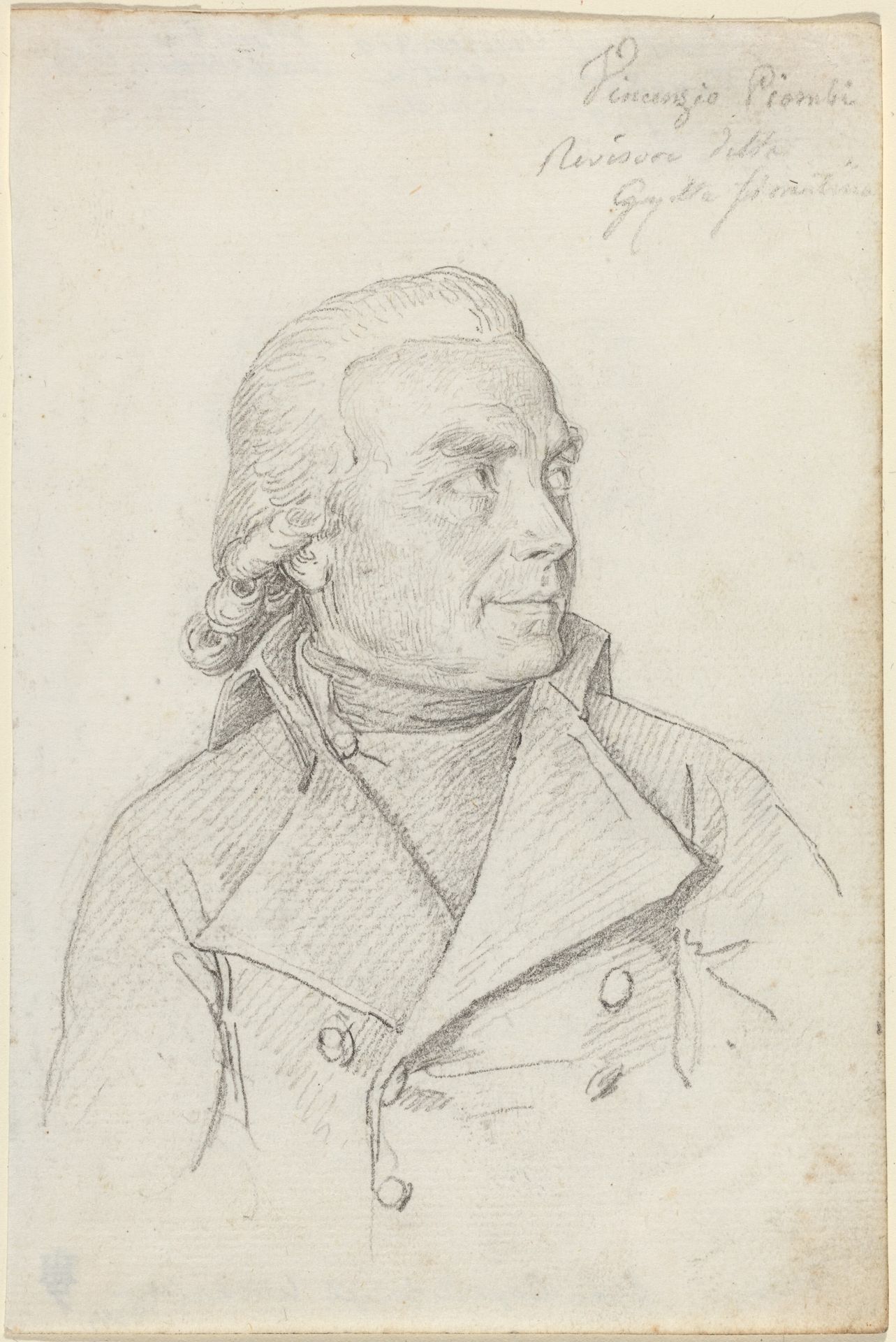 Vincenzio Piombi by Jean-Baptiste Joseph Wicar