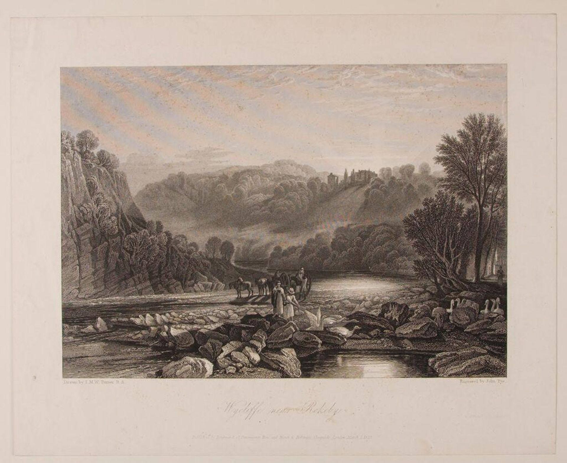 Wycliffe near Rokeby by John Pye, the Younger