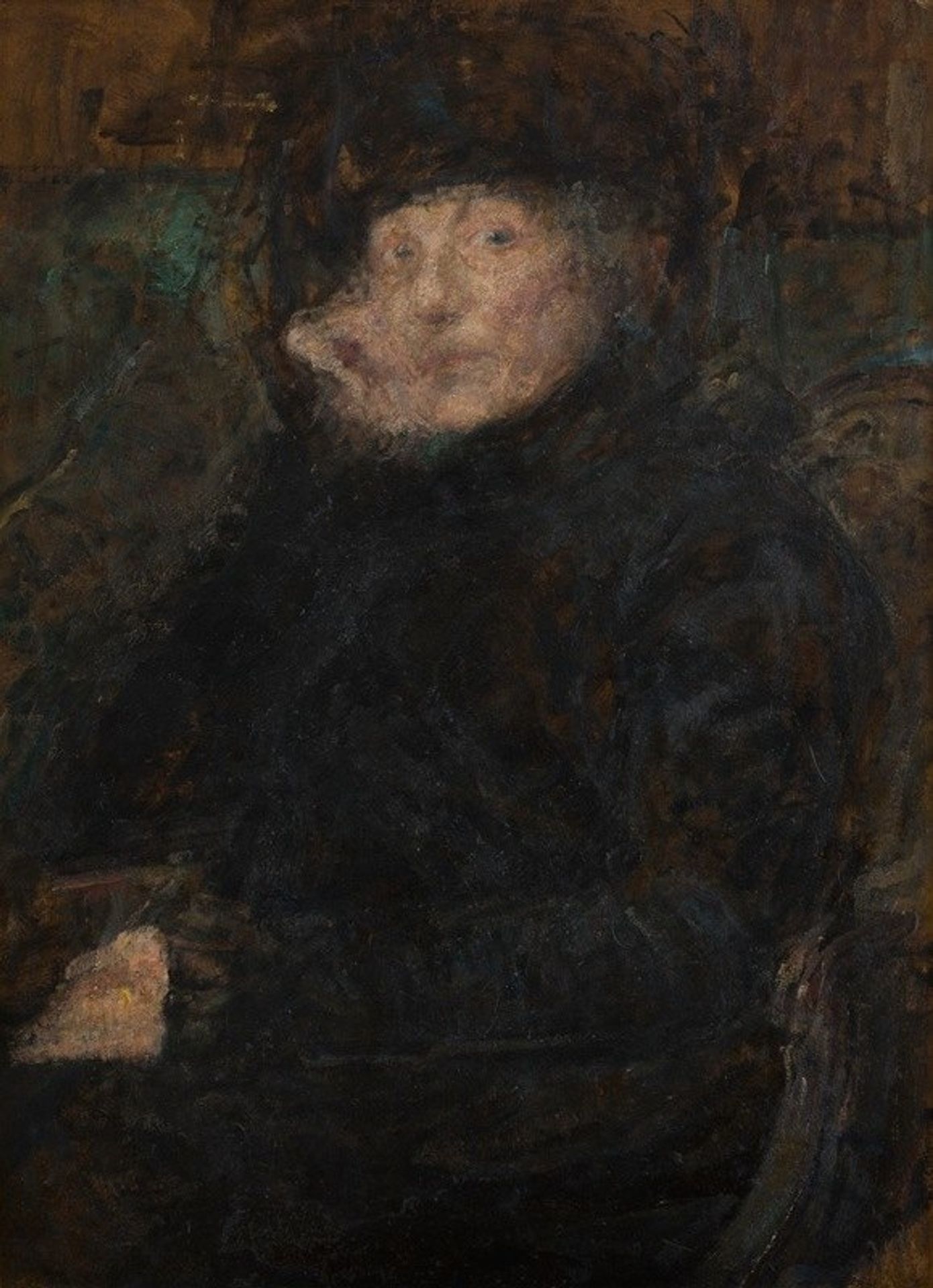 Portrait of Anna Ginzberg by Olga Boznanska