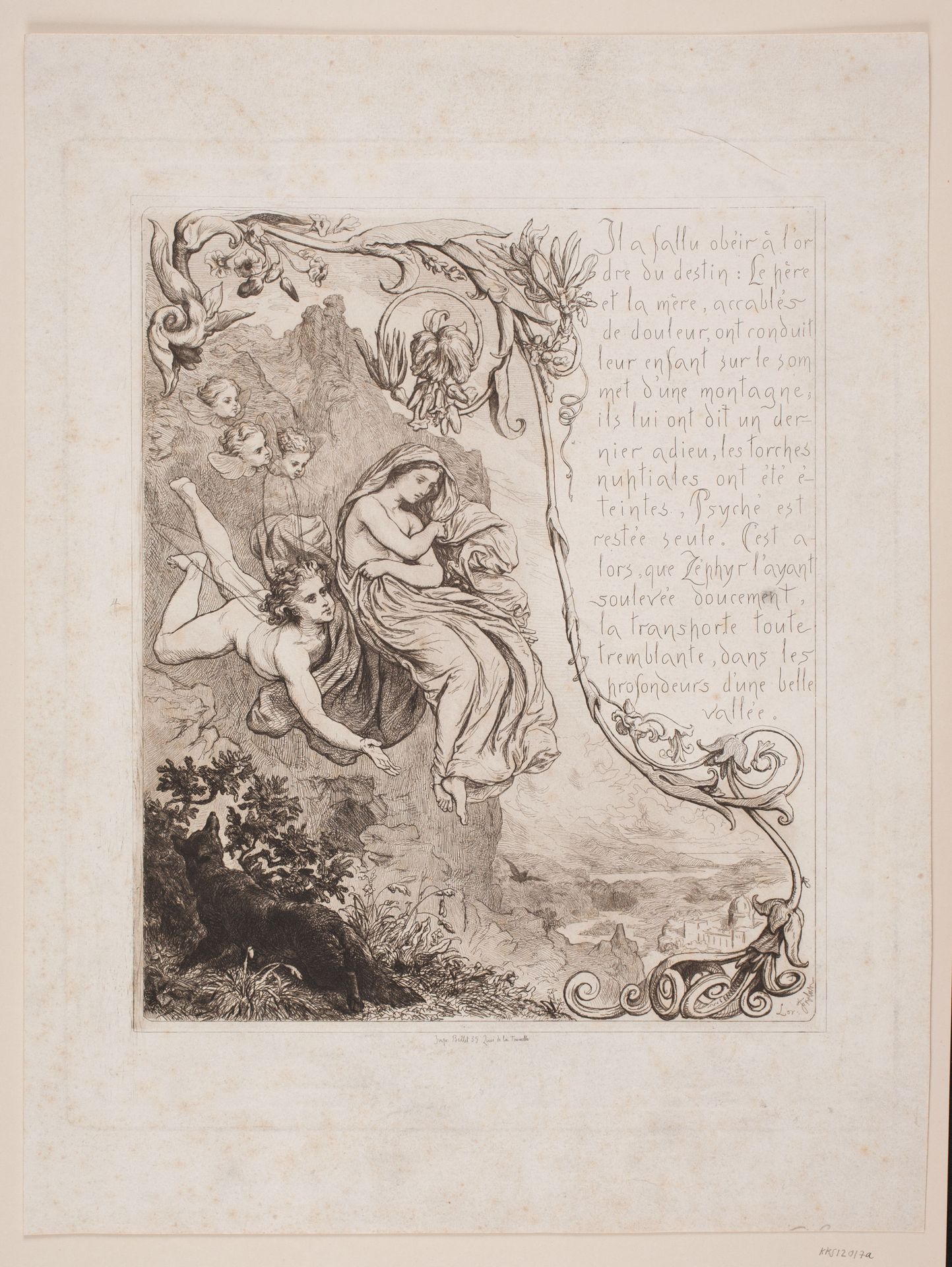 Illustration nr. 4 til "L`Amour et Psyché" by Lorenz Frølich