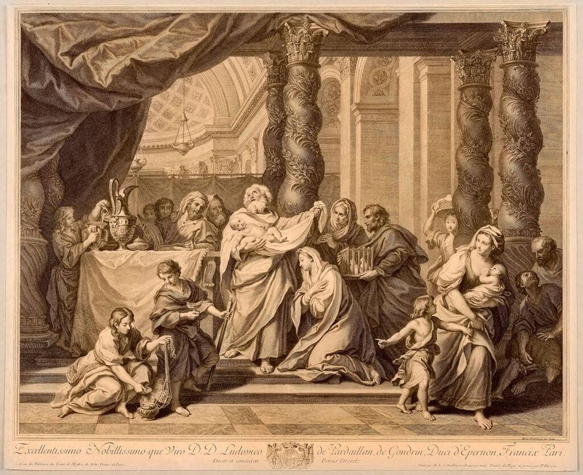 Presentation in the Temple by Pierre Drevet