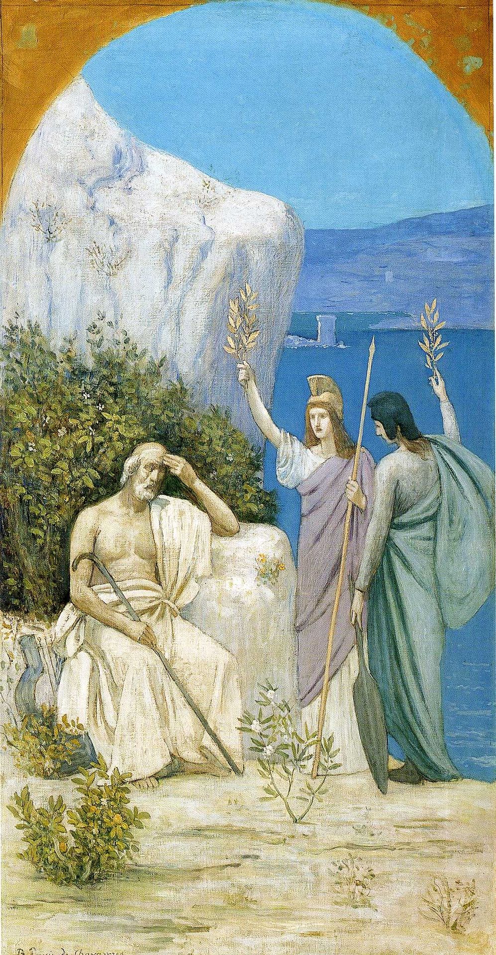 Homer: Epic Poetry by Pierre Puvis de Chavannes