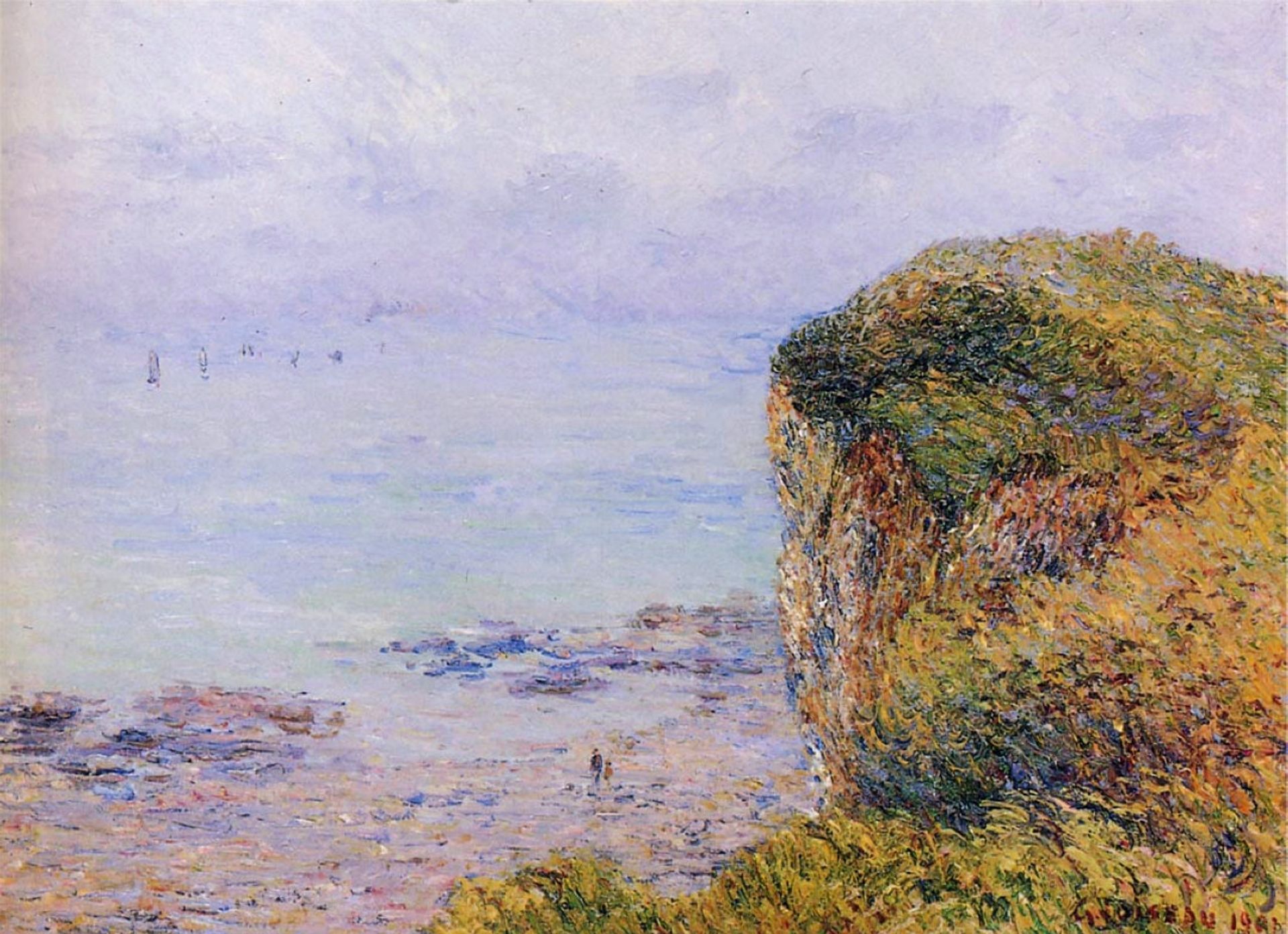 Cliffs of Puy by Gustave Loiseau