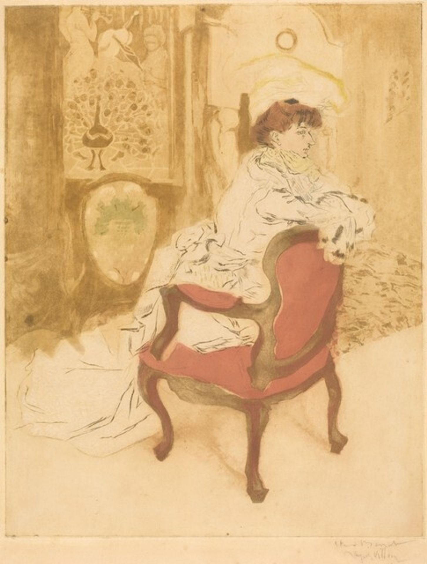 La Parisienne (8) by Jacques Villon