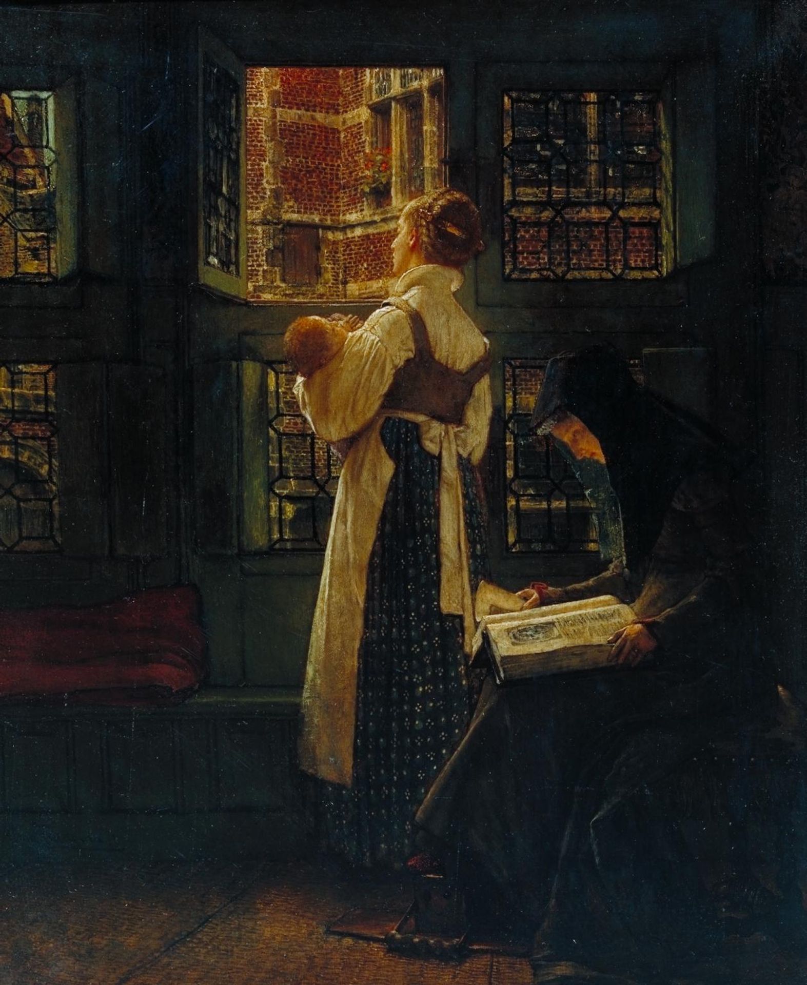 Sunday Morning by  Sir Lawrence Alma-Tadema