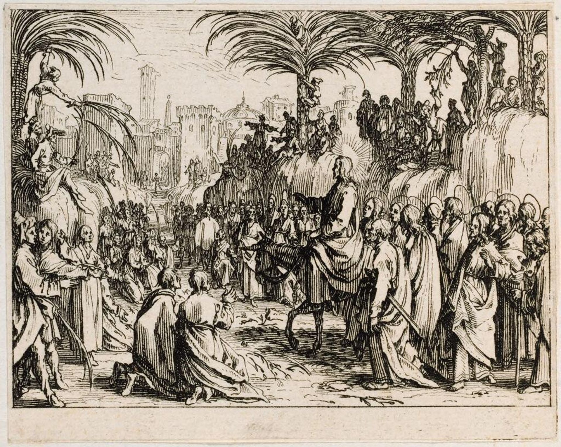 Entrance into Jerusalem by Jacques Callot