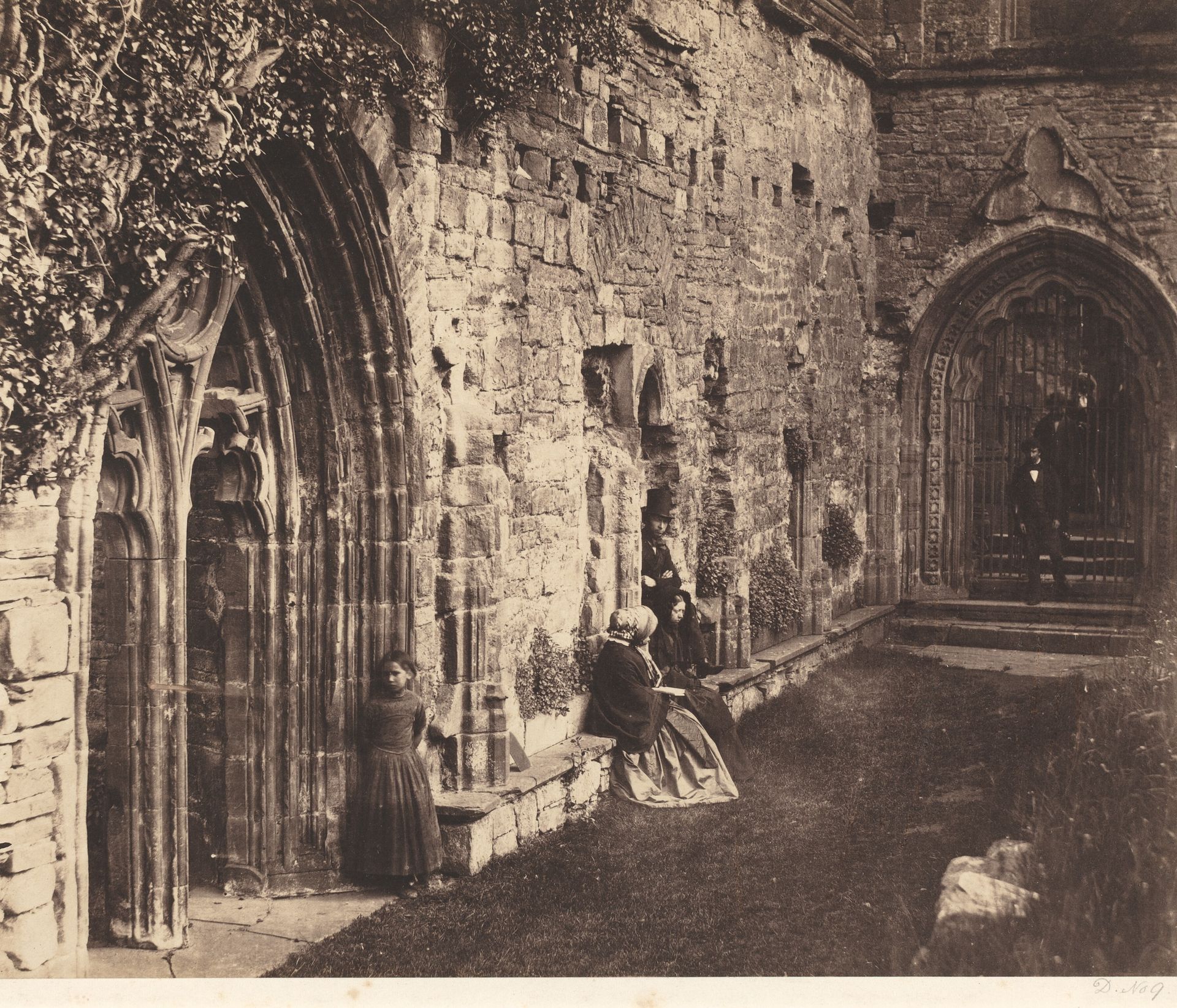 The Cloisters, Tintern Abbey by Roger Fenton