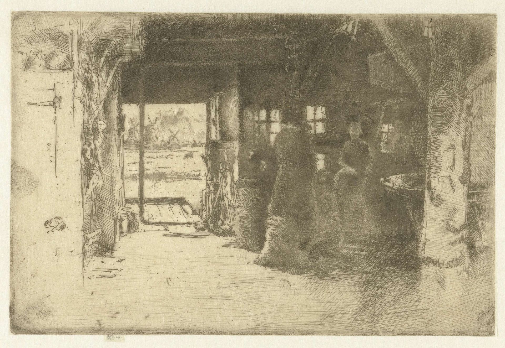 De molen by James Abbott McNeill Whistler