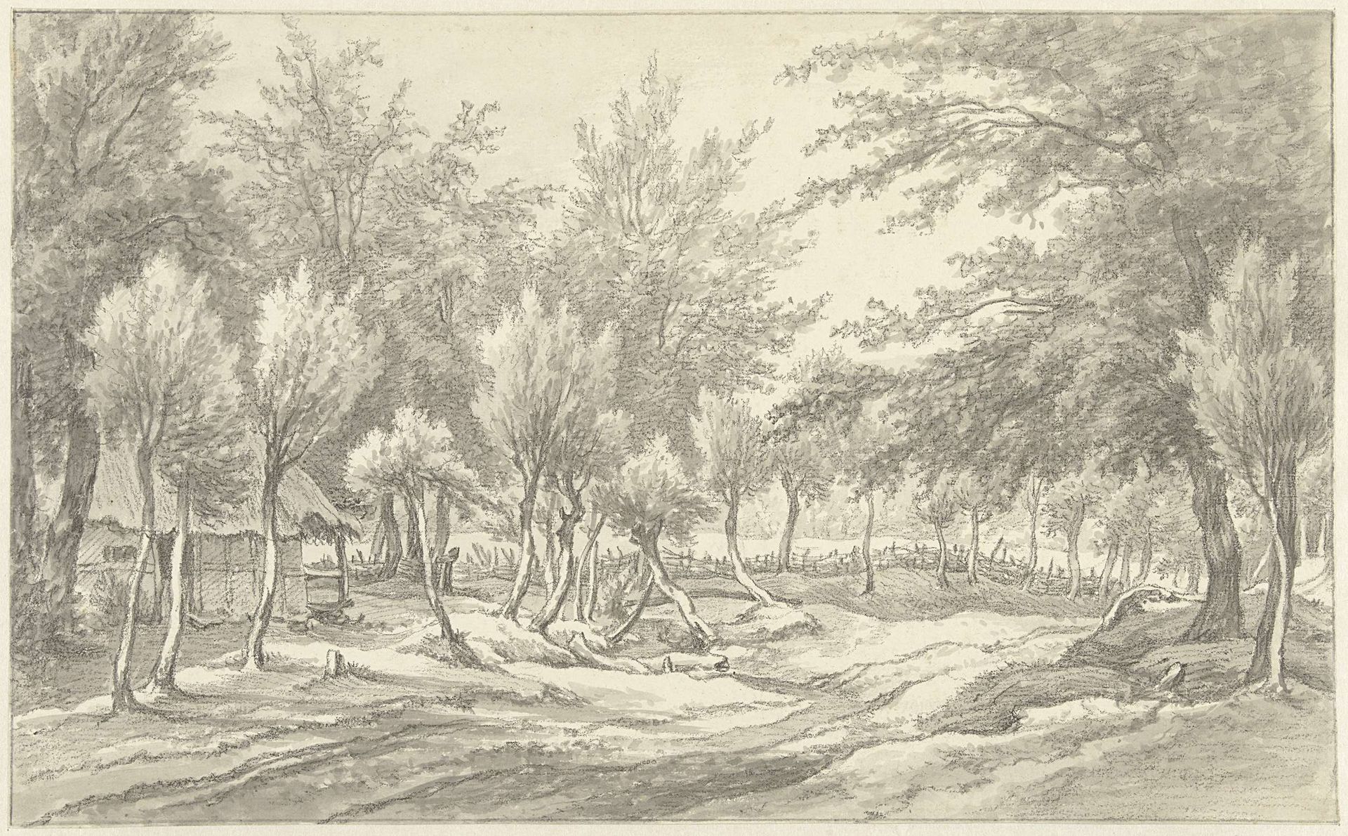 Gezicht te Tine in het Braamse by Egbert van Drielst