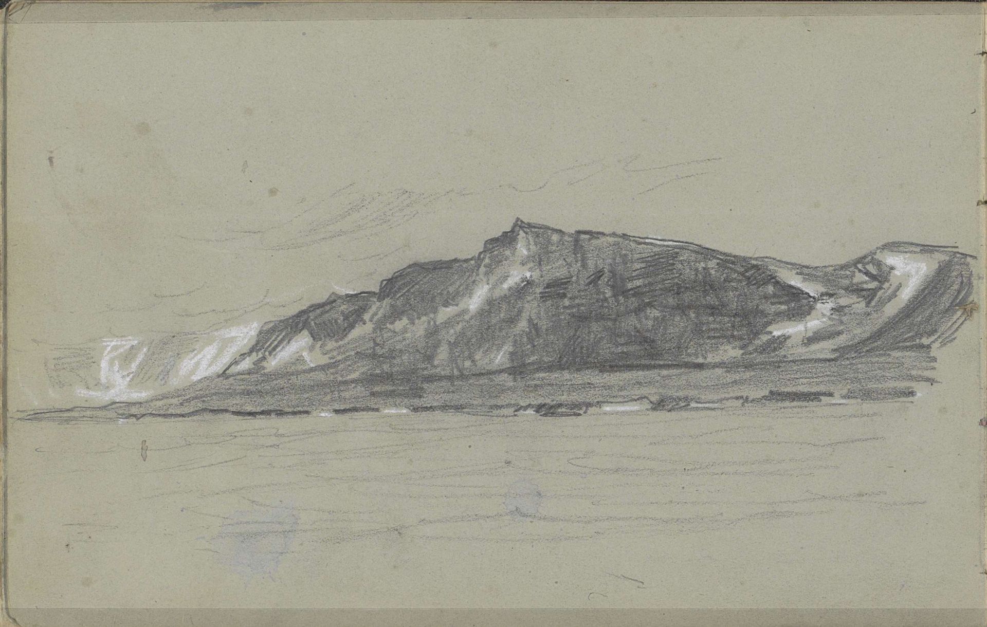 Gezicht op Nova Zembla by Louis Apol
