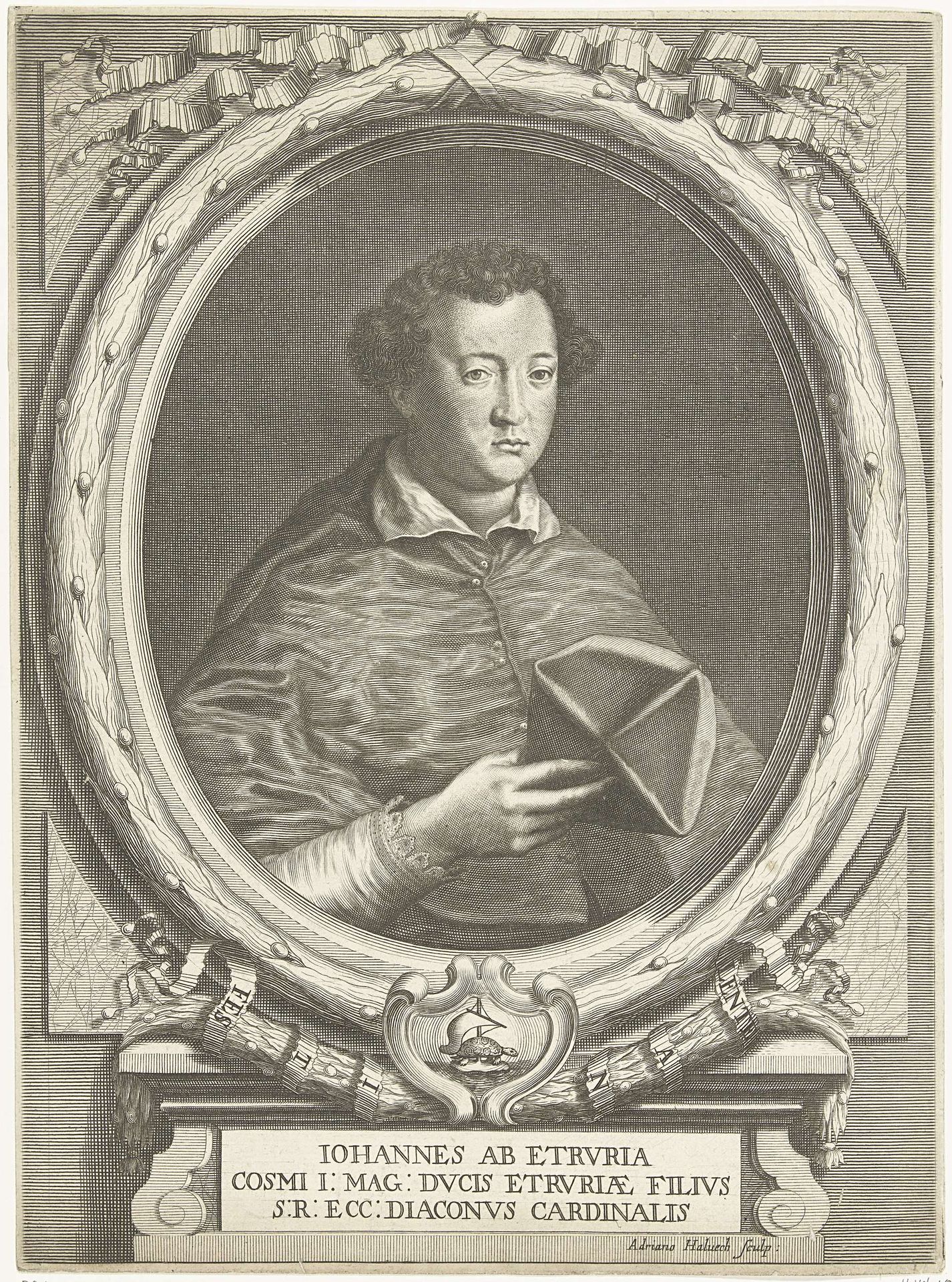 Portret van Giovanni de Medici by Adriaen Haelwegh