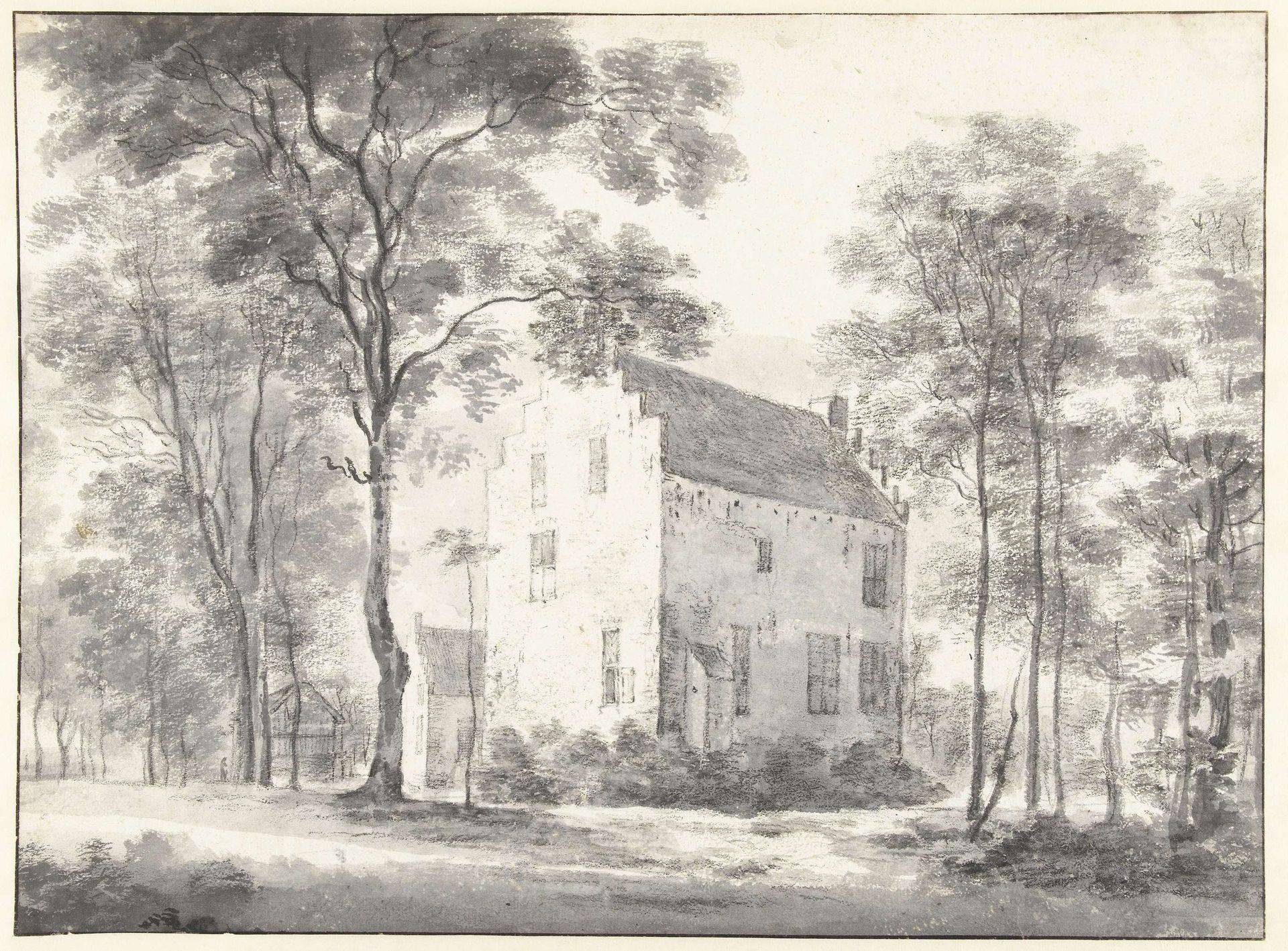 View of Kasteel Waijestein, Seen from the East by Roelant Roghman