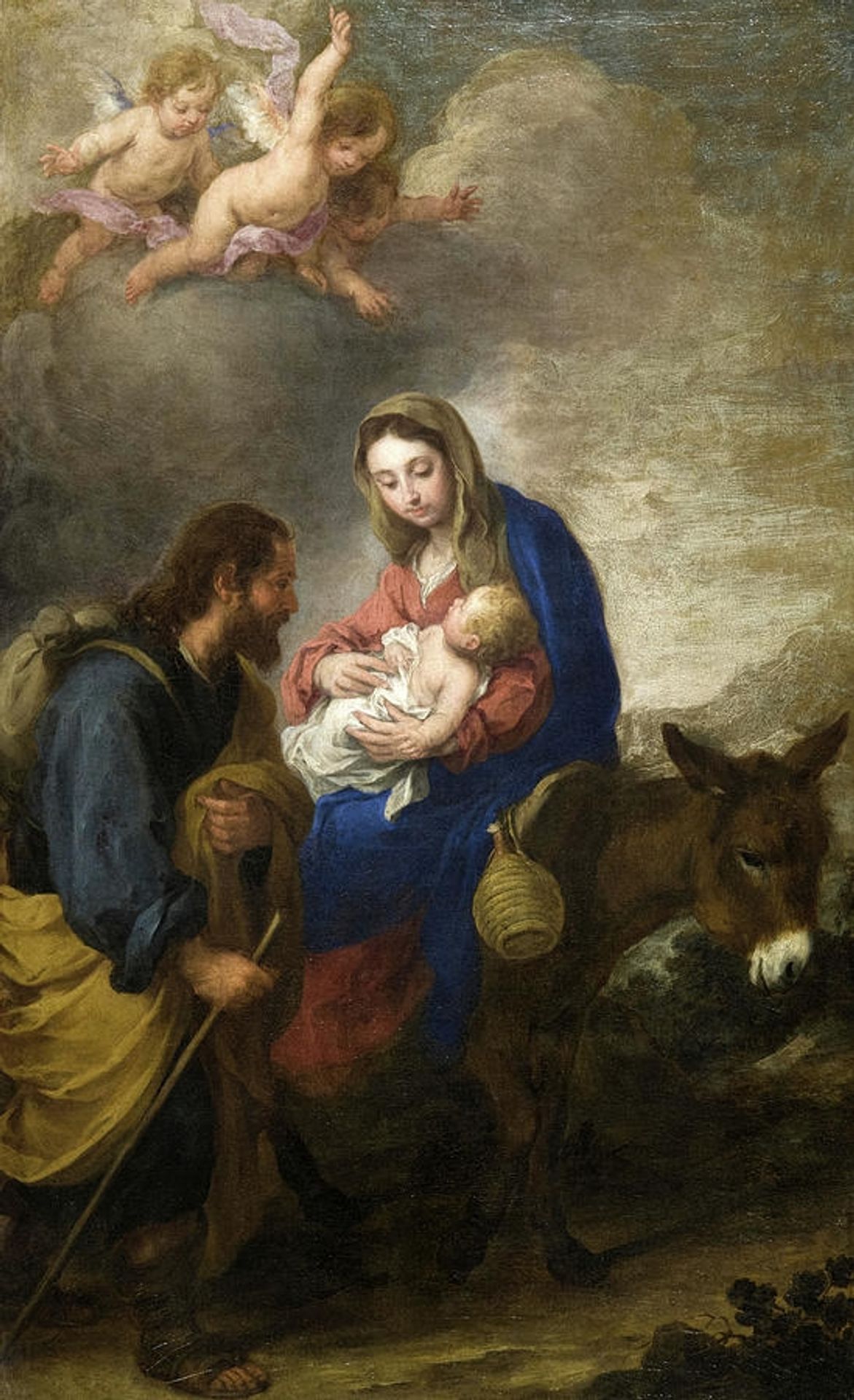 Flight into Egypt by Bartolomé Estebán Murillo
