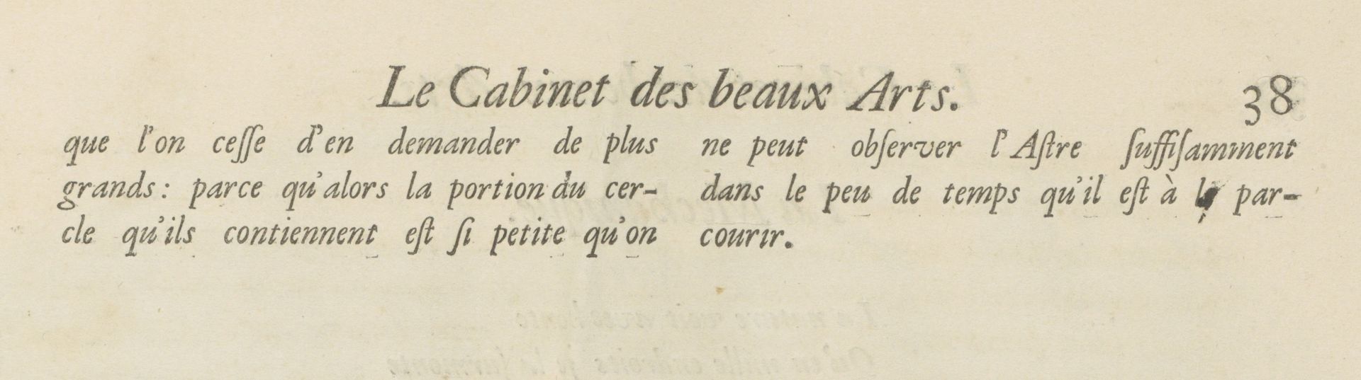 Tekstblad met verklaring van de prent over Zichtkunde, p. 38 by Charles Perrault