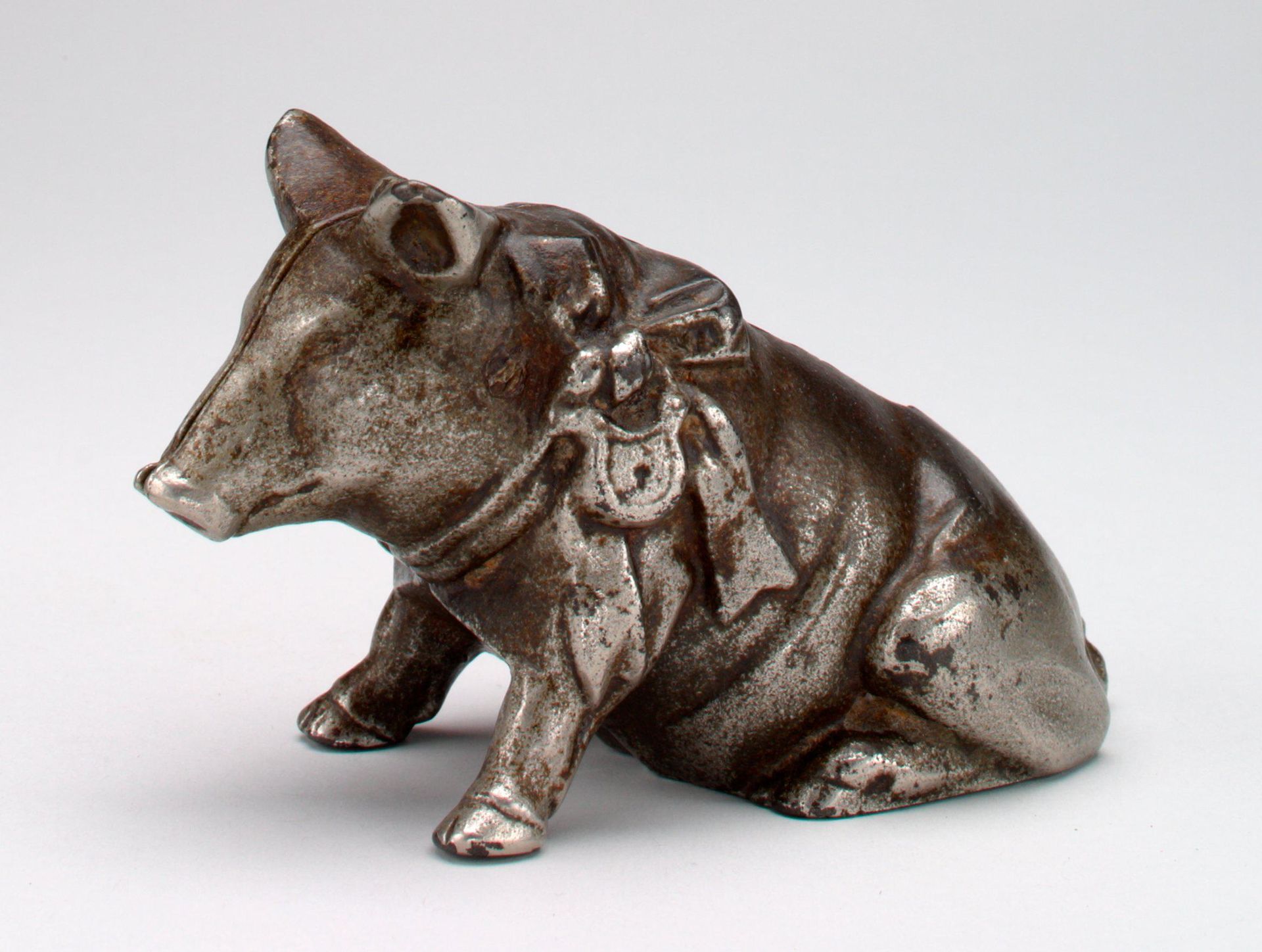 -Pig with Bow- still bank by Shimer Toy Company