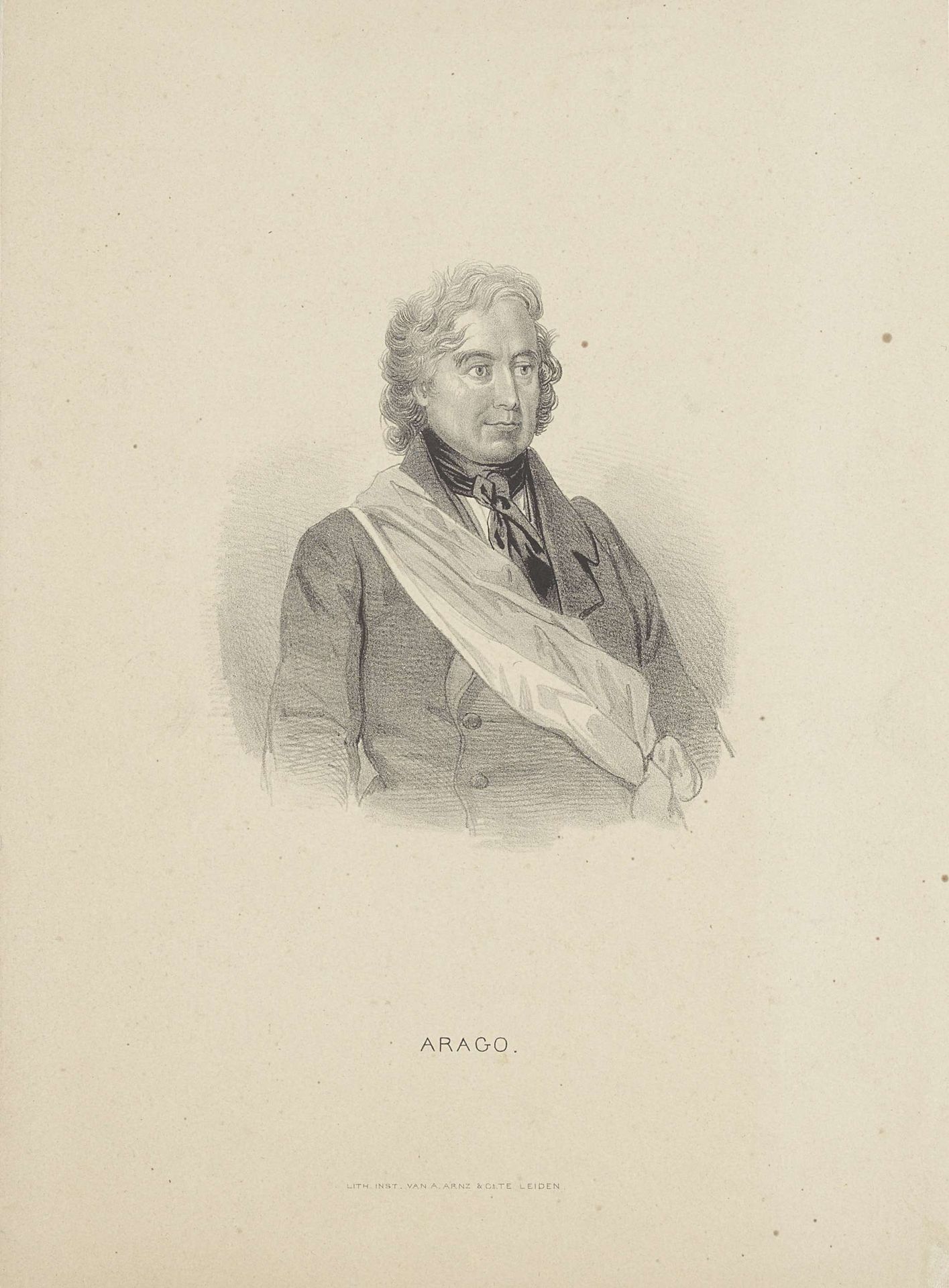 Portret van de natuurkundige François Arago by Arnz & Co.