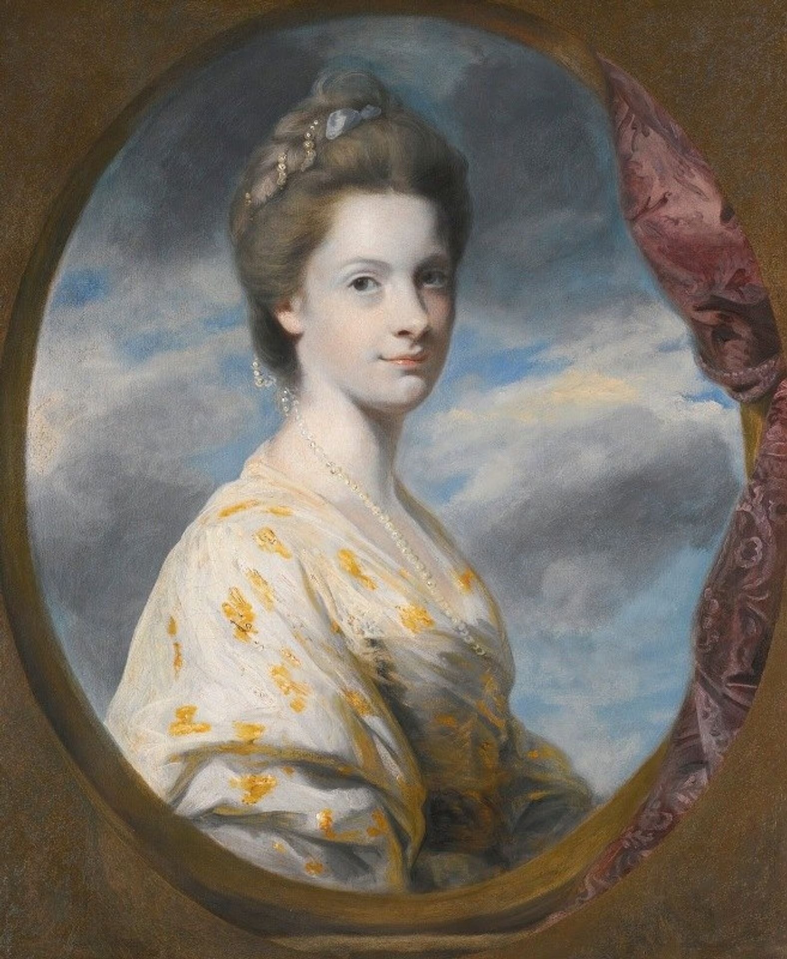 Portrait Of Sophia, Mrs Edward Southwell, Later Lady De Clifford by Joshua Reynolds