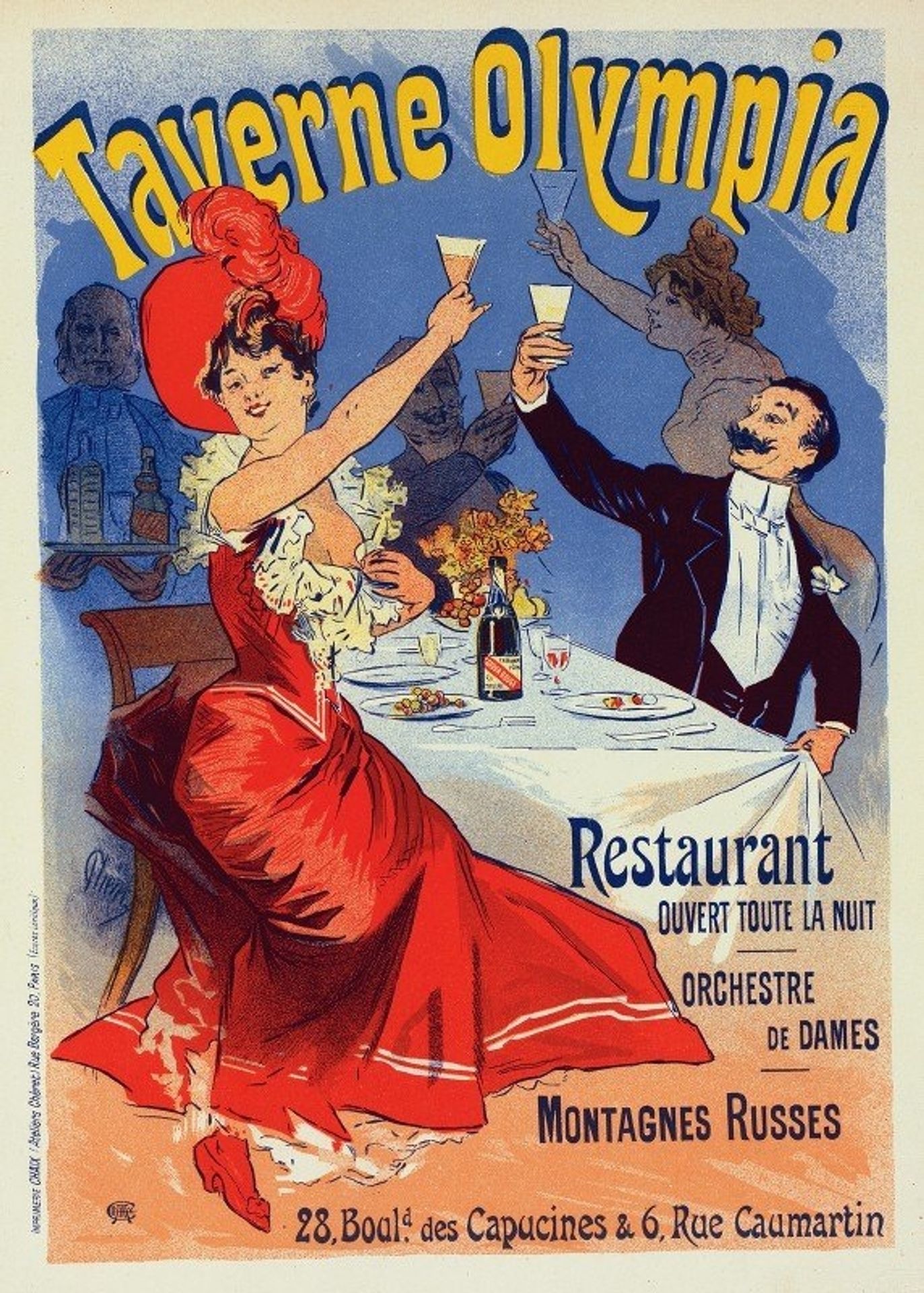 Taverne Olympia by Jules Chéret