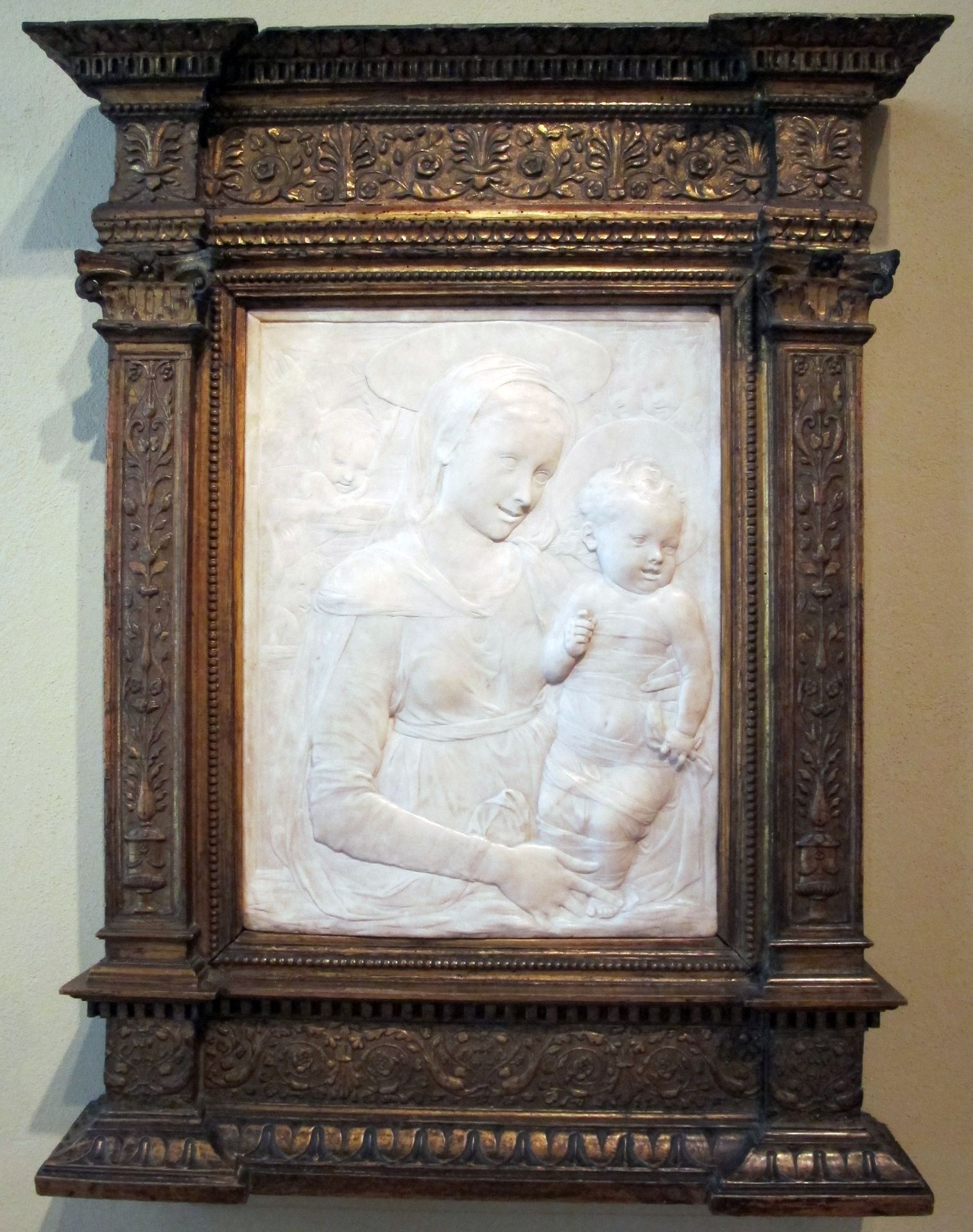 Madonna Col Bambino by Desiderio da Settignano