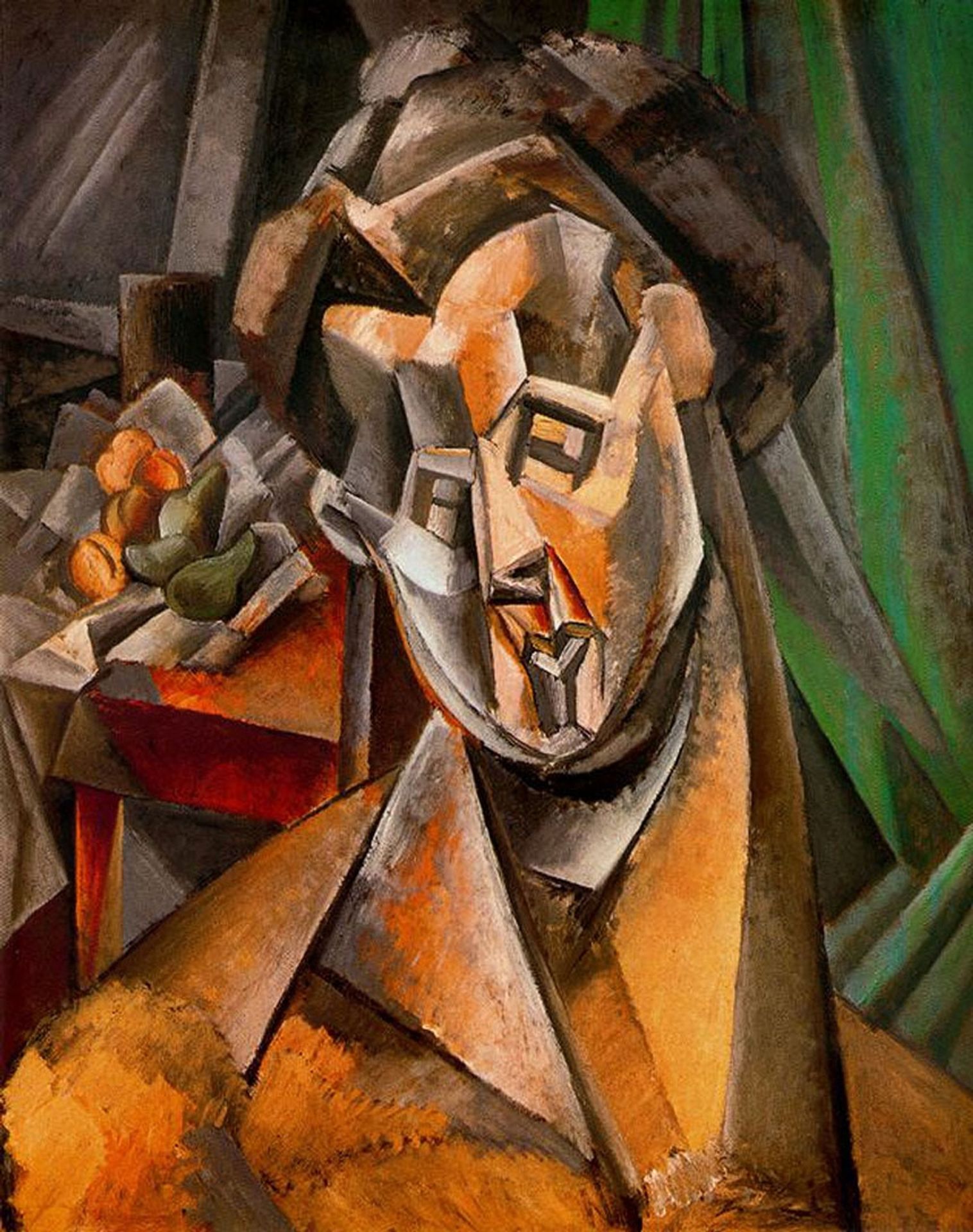 Woman and pears (Fernande) by Pablo Picasso