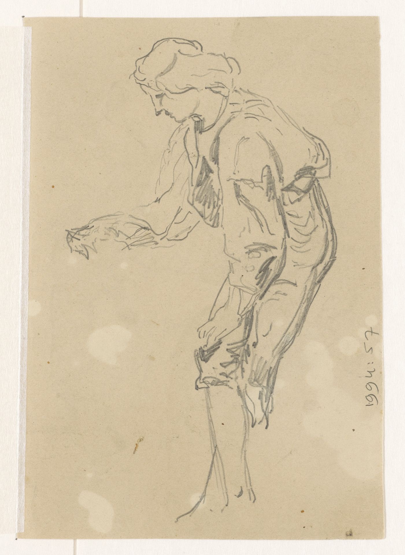 Figuurstudie by Johannes Tavenraat