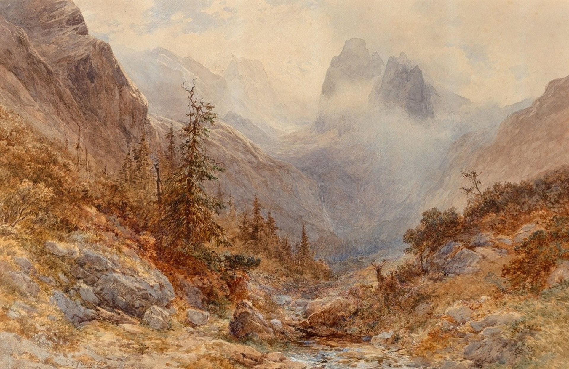 Hollenthal, Bavaria by Edward Theodore Compton