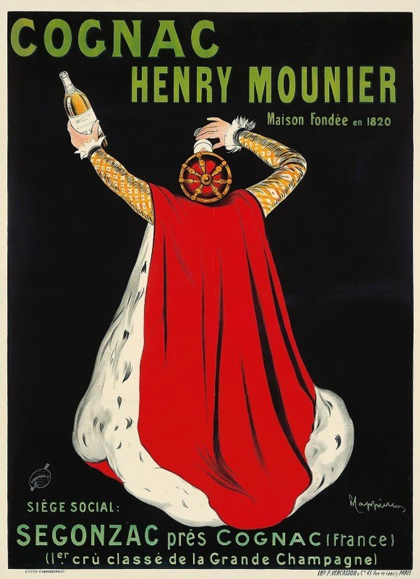 Cognac Henry Mounier by Leonetto Cappiello
