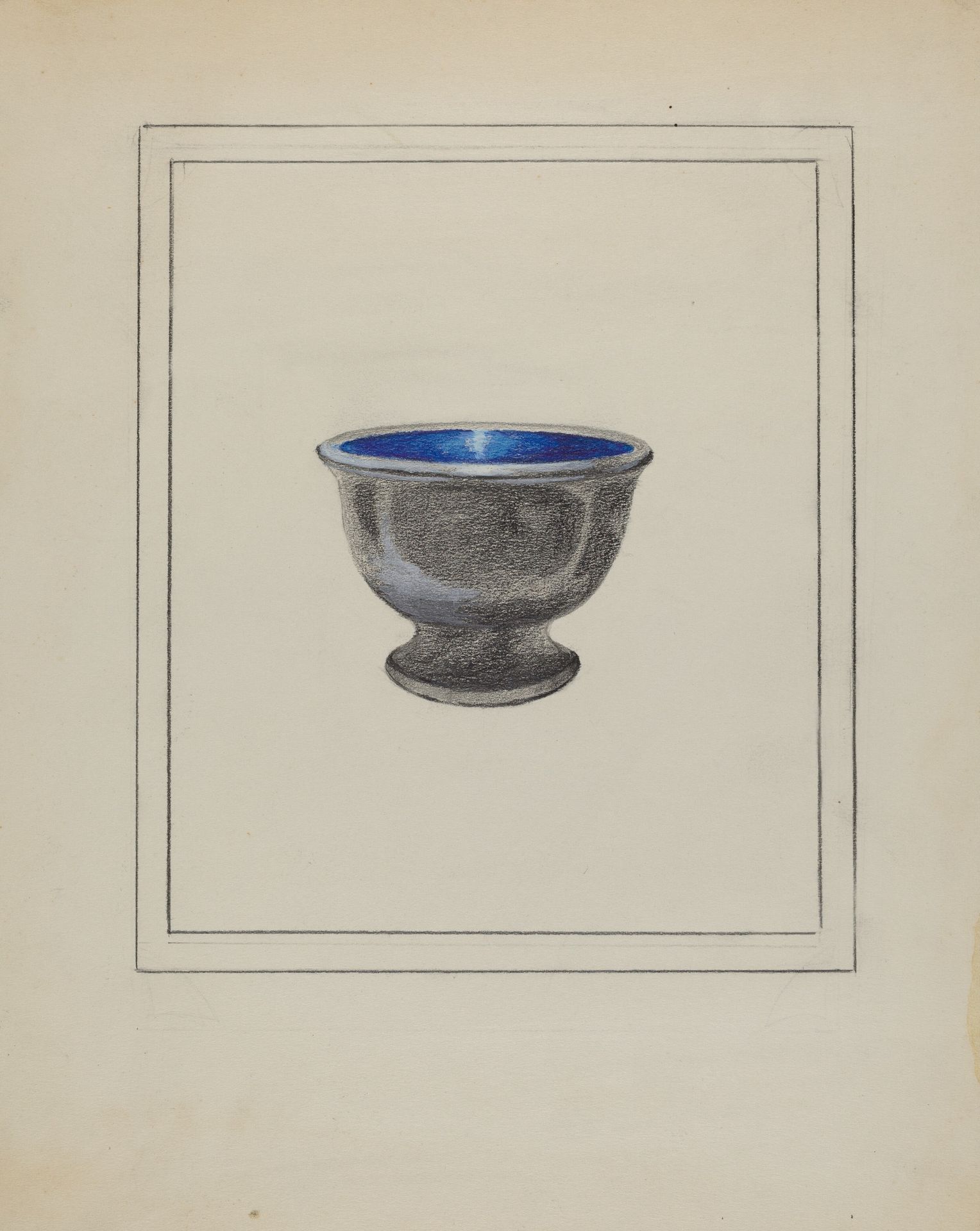 Pewter Salt or Sugar Bowl by Sara Garfinkel