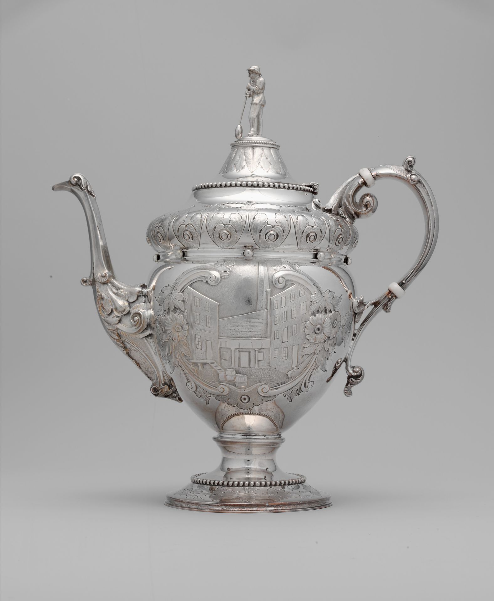 Teapot by Wood and Hughes