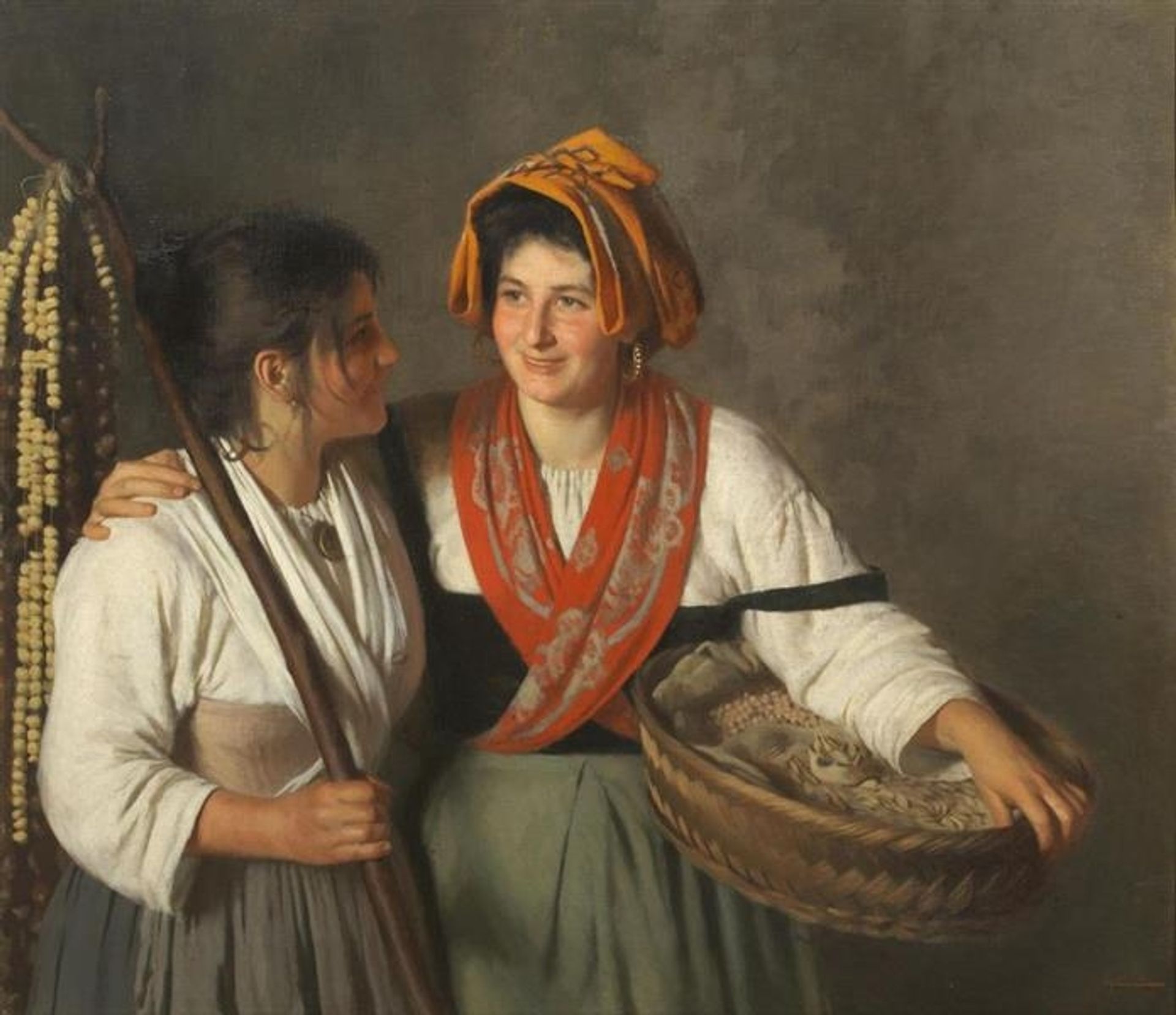 The Vendors of Legumes by Giovanni Costa
