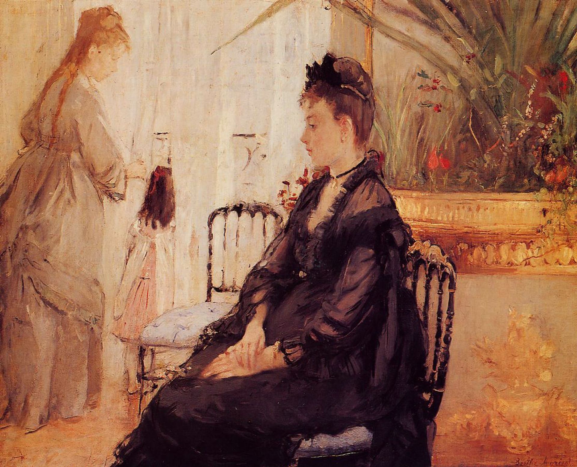 Interior by Berthe Morisot