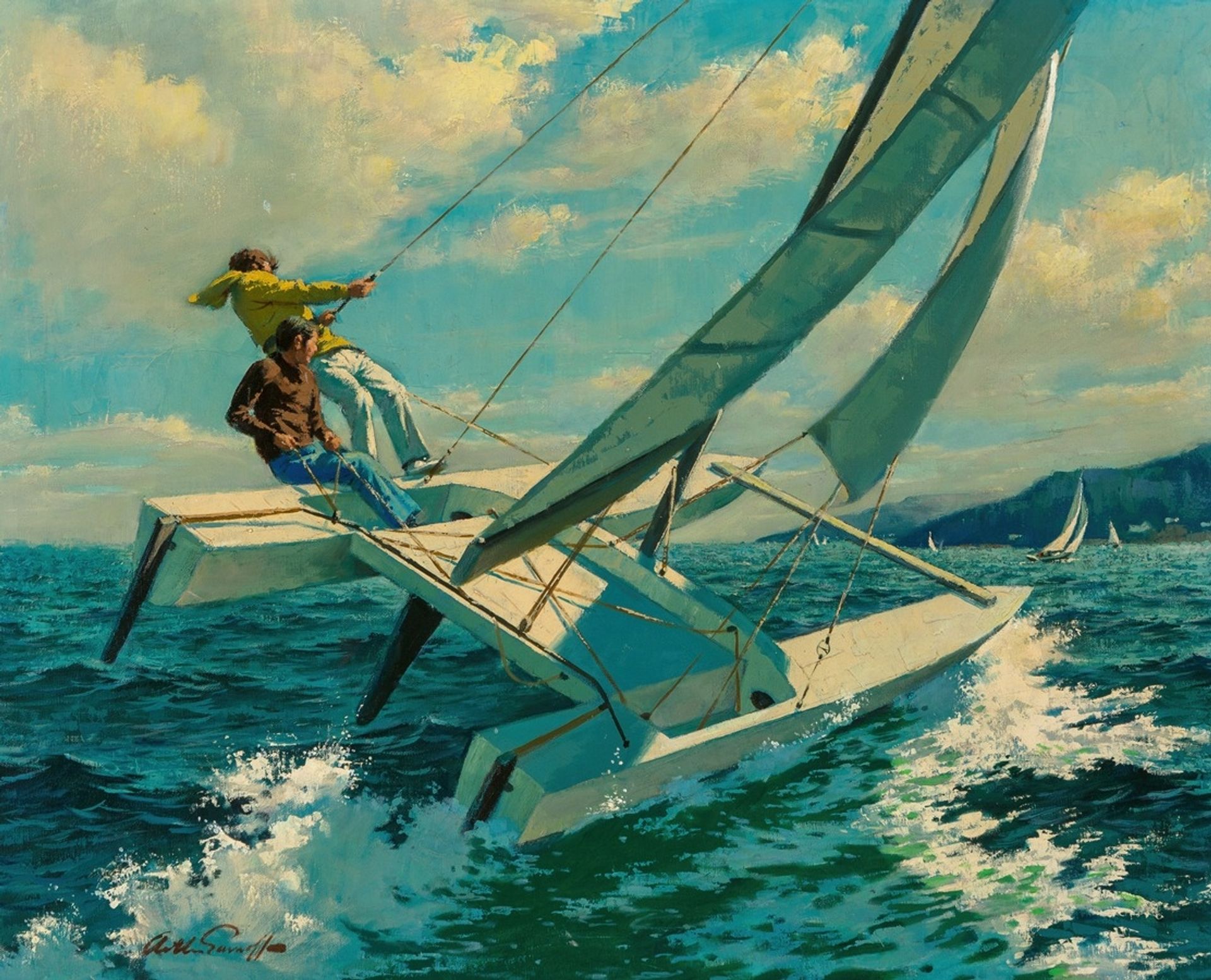 Flying Hulls by Arthur Saron Sarnoff