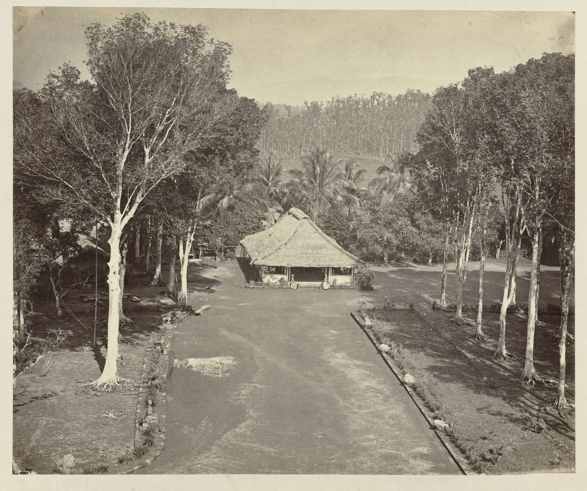 Laan naar de Borobudur by Isidore Kinsbergen
