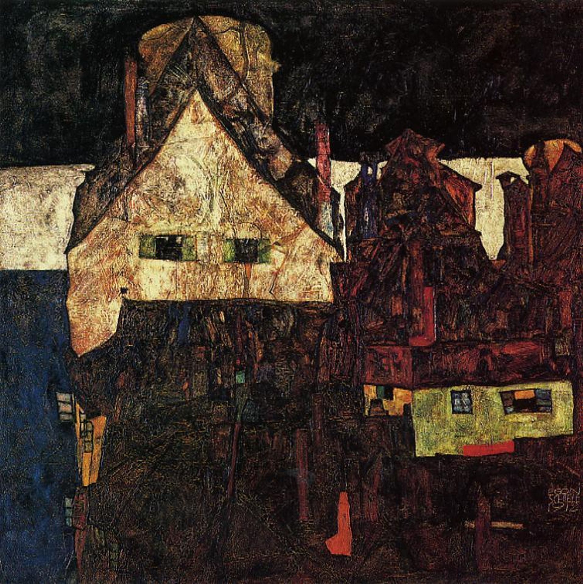 The Small City (Dead City) by Egon Schiele