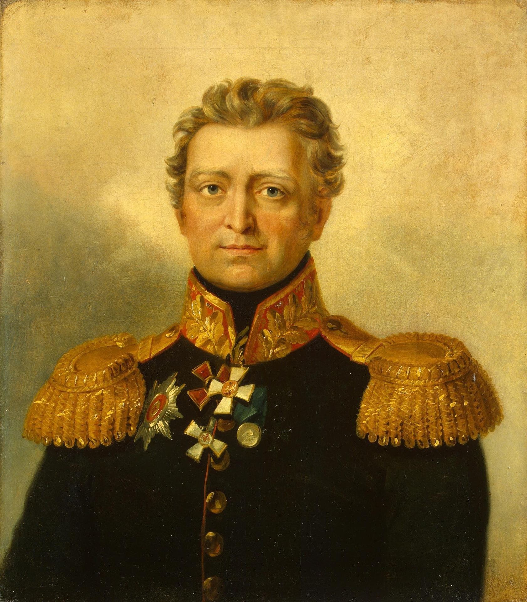 Vasily IvanovichGarpe, Russian Major General by George Dawe