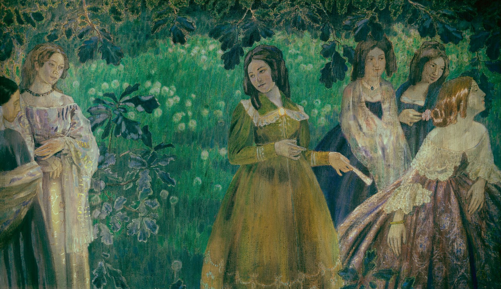 Emerald Necklace by Victor Borisov-Musatov