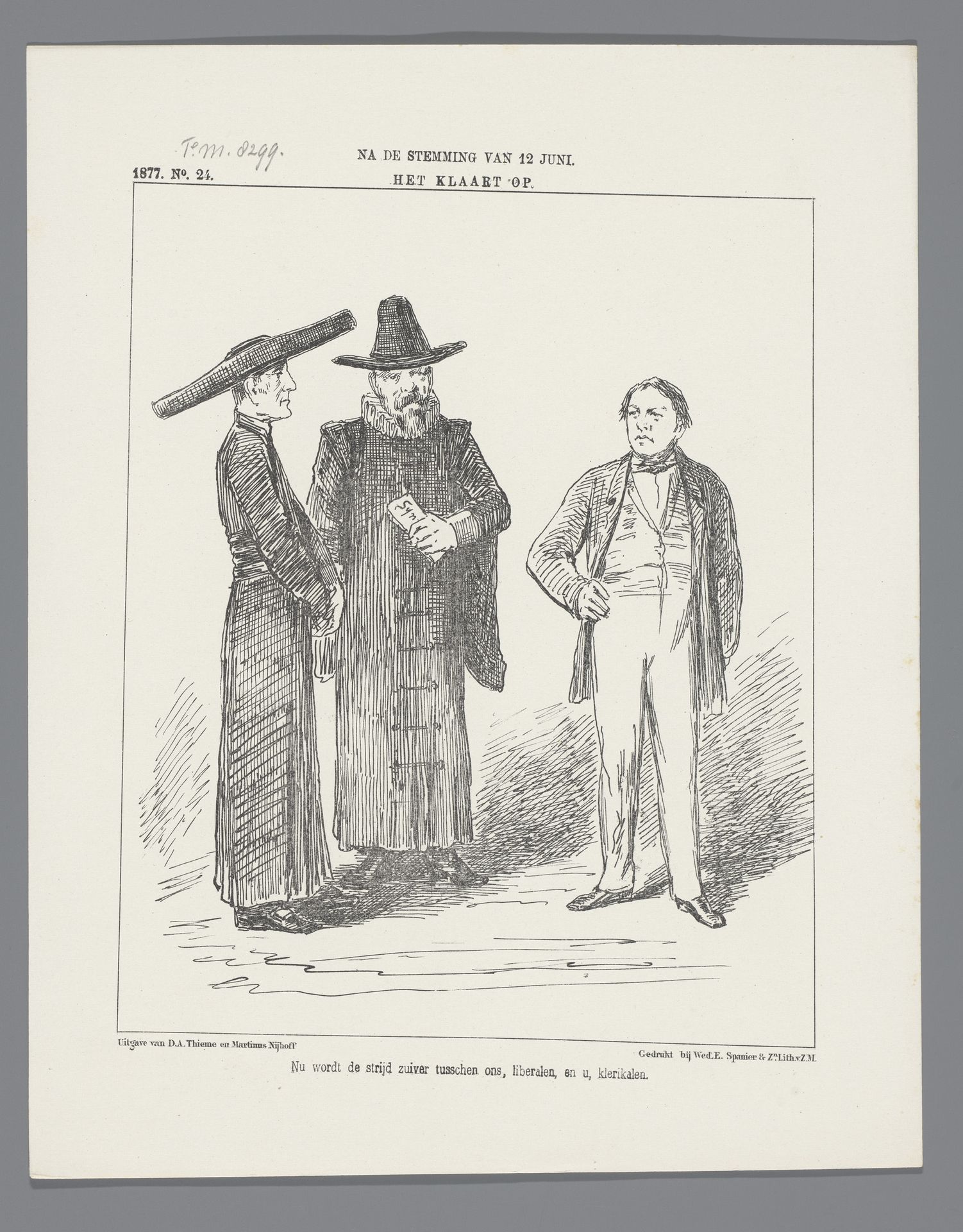 Spotprent by Johan Michaël Schmidt Crans