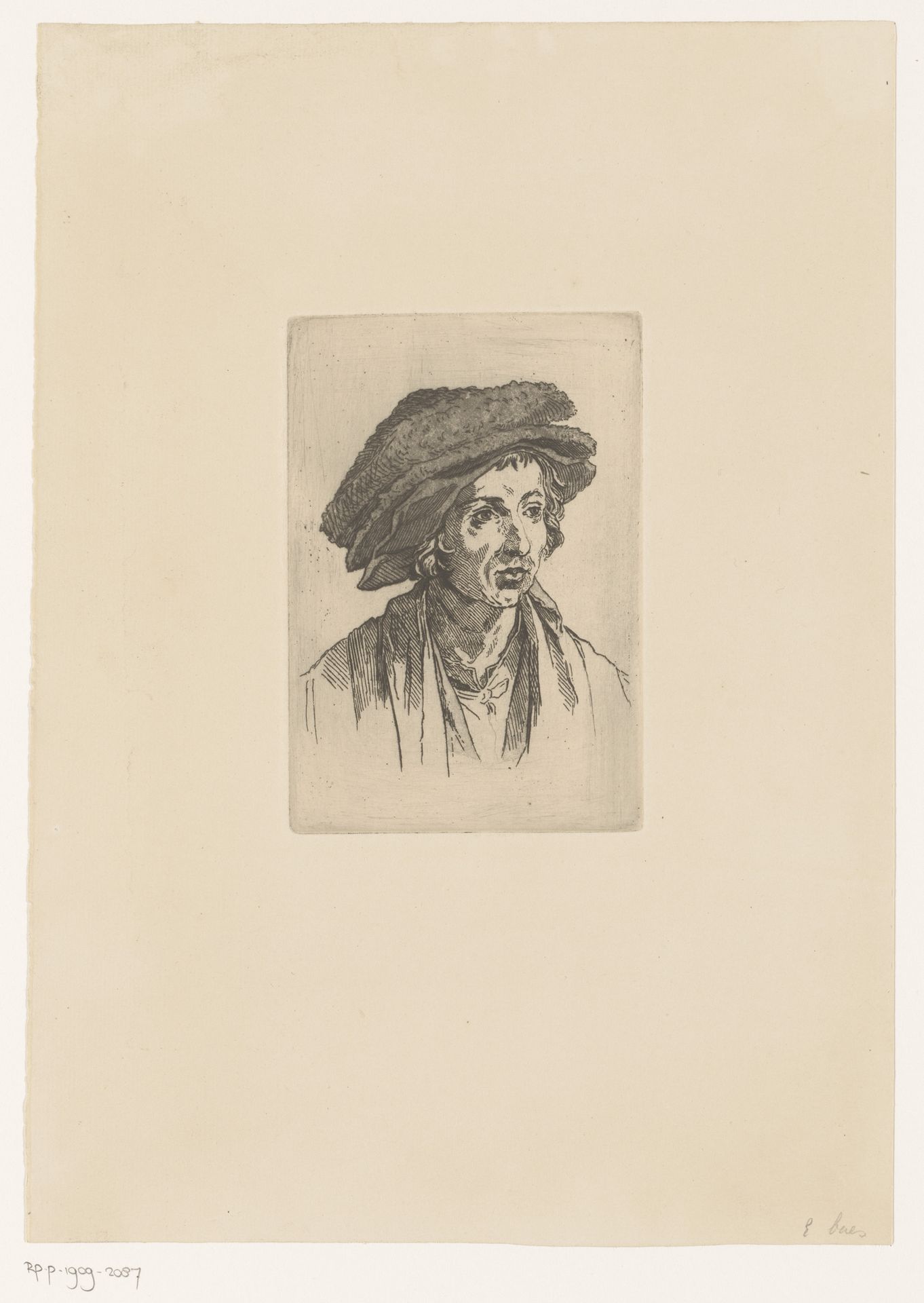 Portret van Joachim Patinir by Edgar Alfred Baes