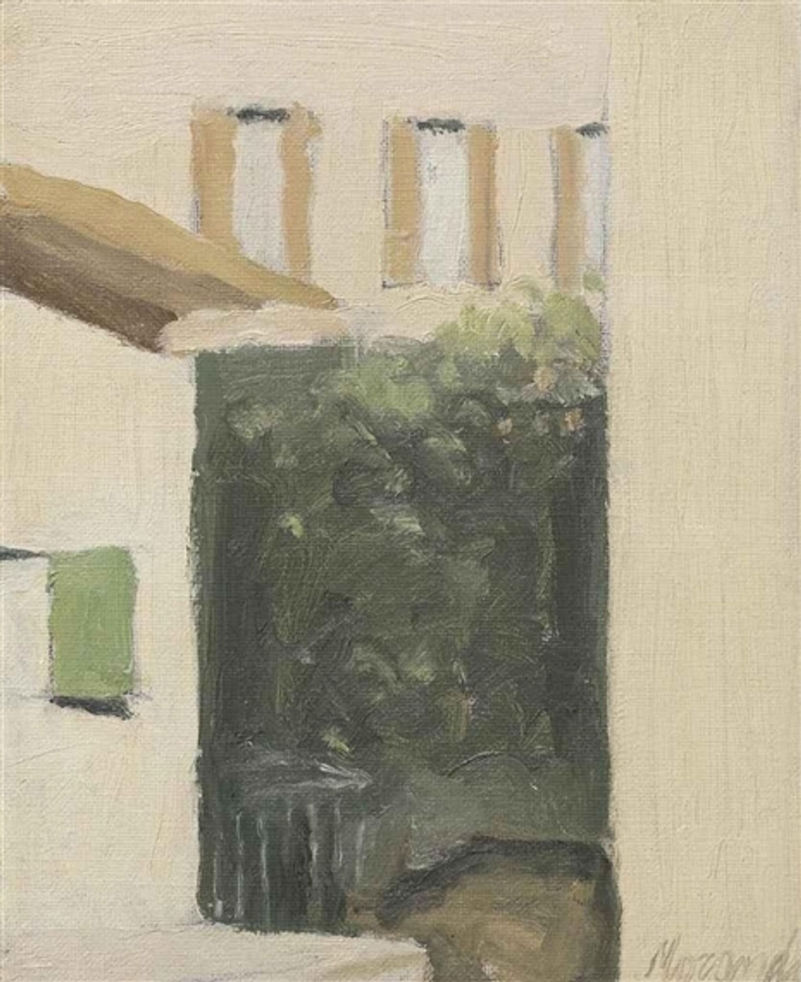 Cortile di Via Fondazza by Giorgio Morandi