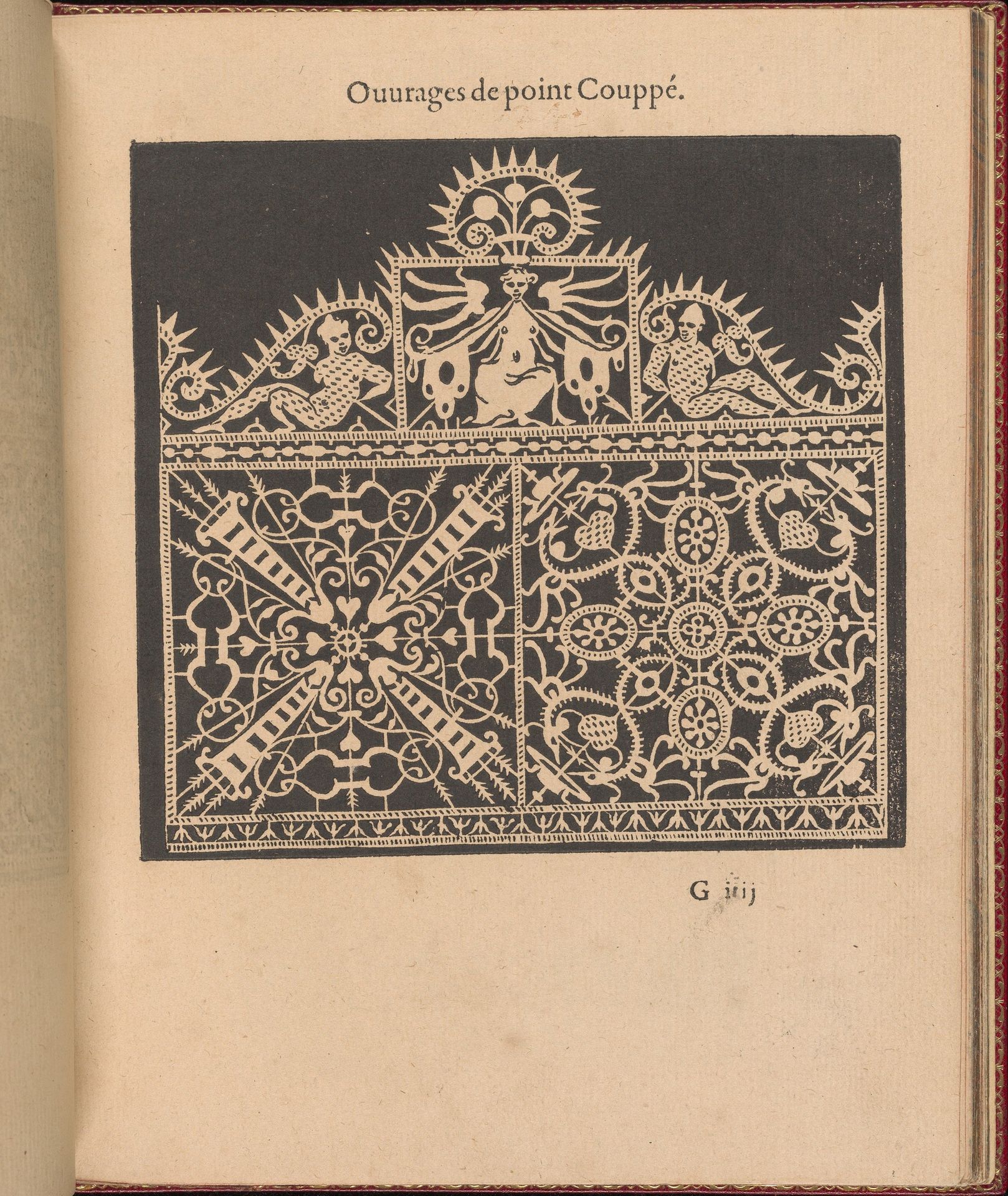 Les Singuliers et Nouveaux Portraicts... page 28 (recto) by Federico de Vinciolo