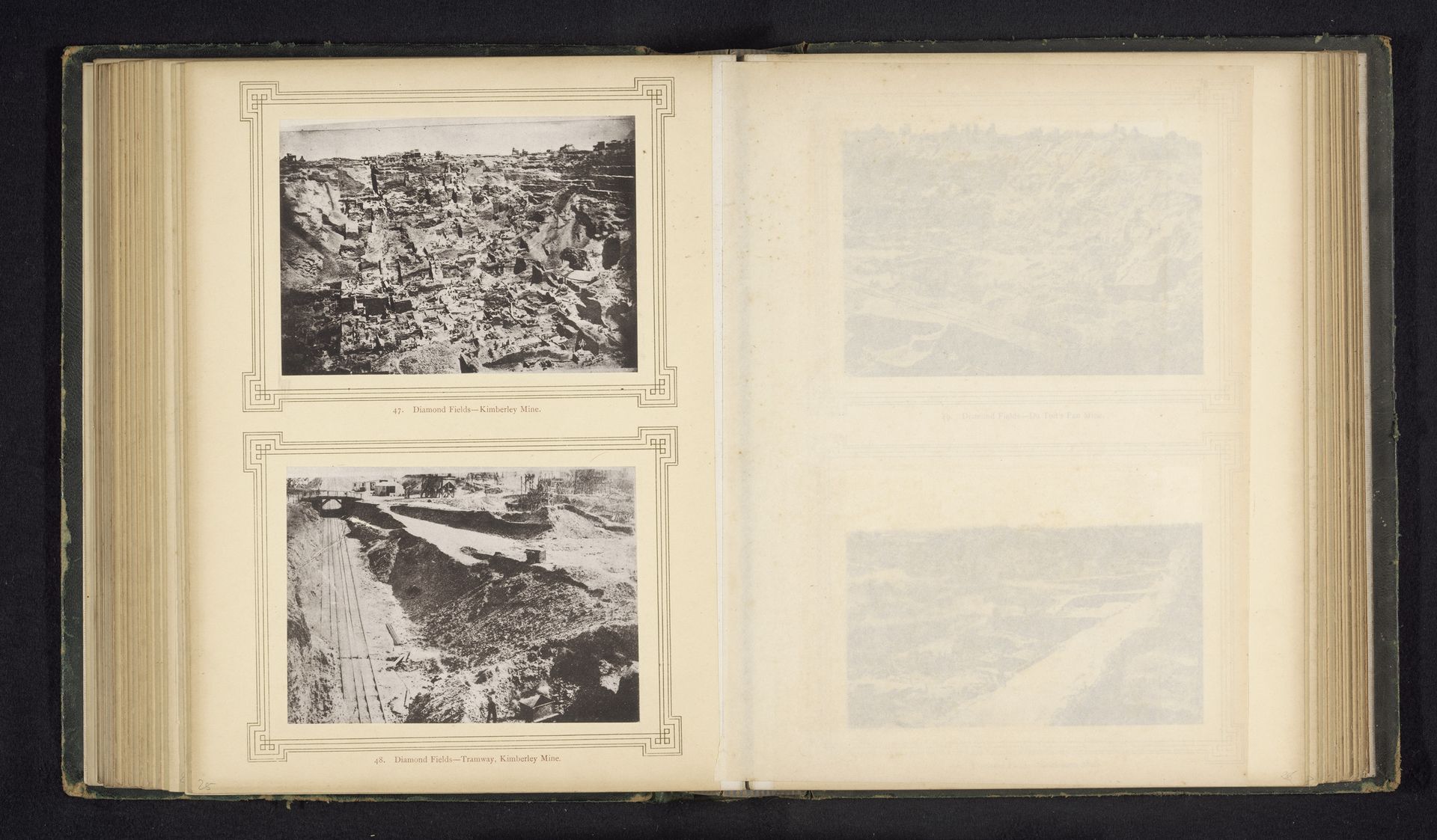 ['Diamond fields-Kimberley mine', 'Diamond fields-Tramway, Kimberley mine'] by Sam Alexander