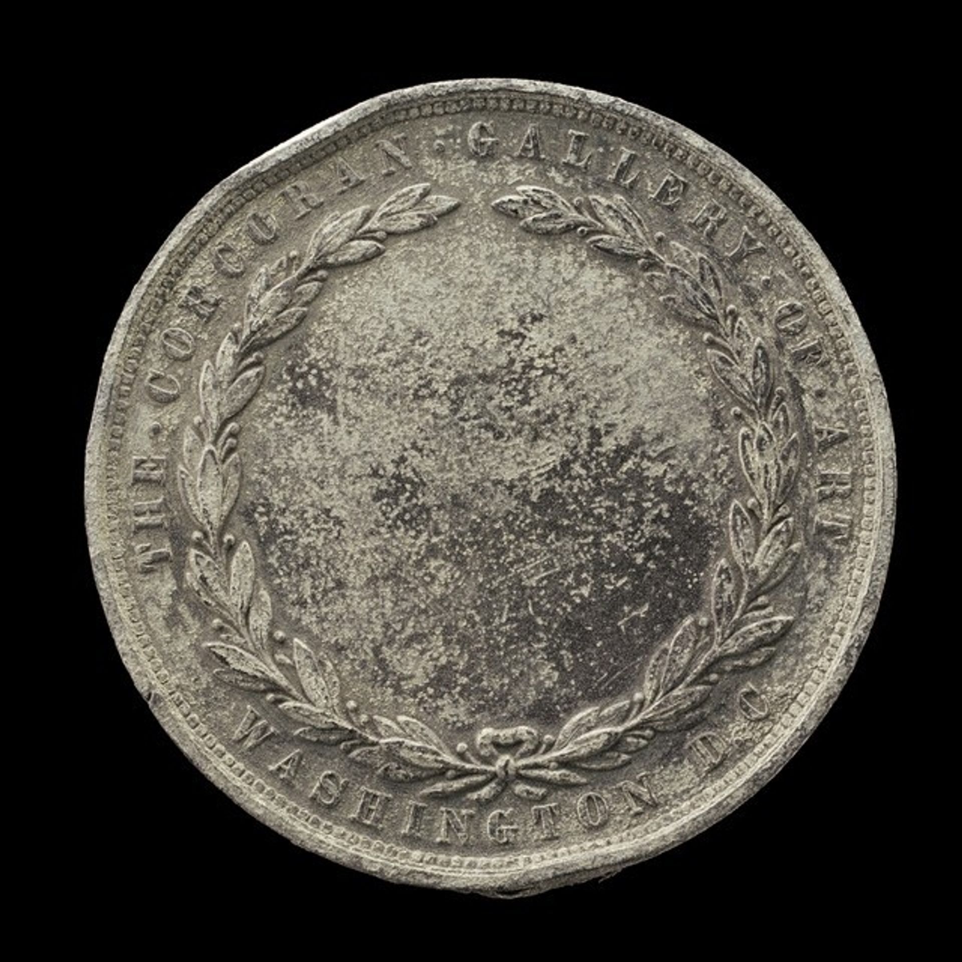 Die for Corcoran Gallery of Art Drawing Medal [reverse] by Henry Mitchell