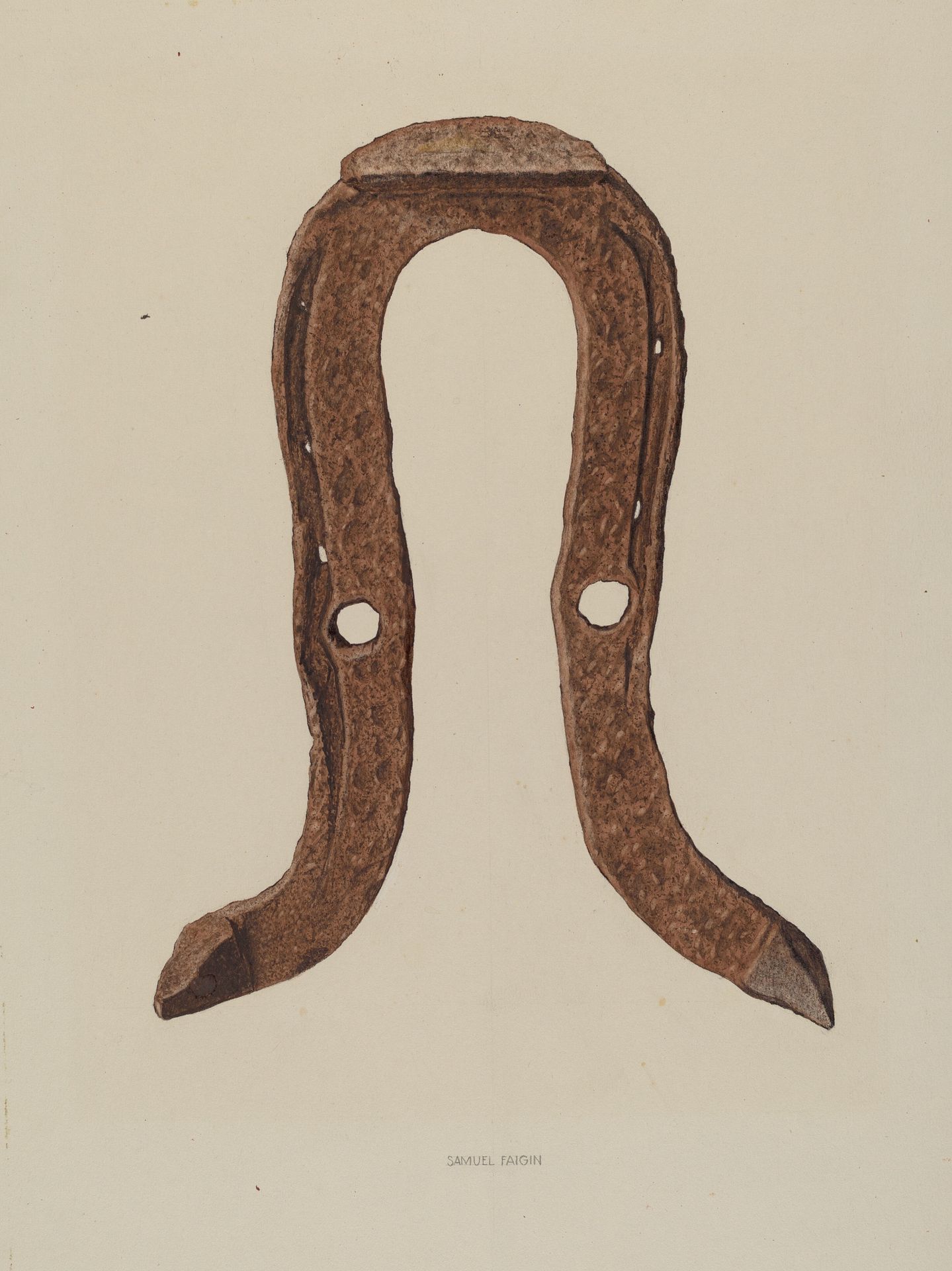 Skid Shoe for Horse by Samuel Faigin